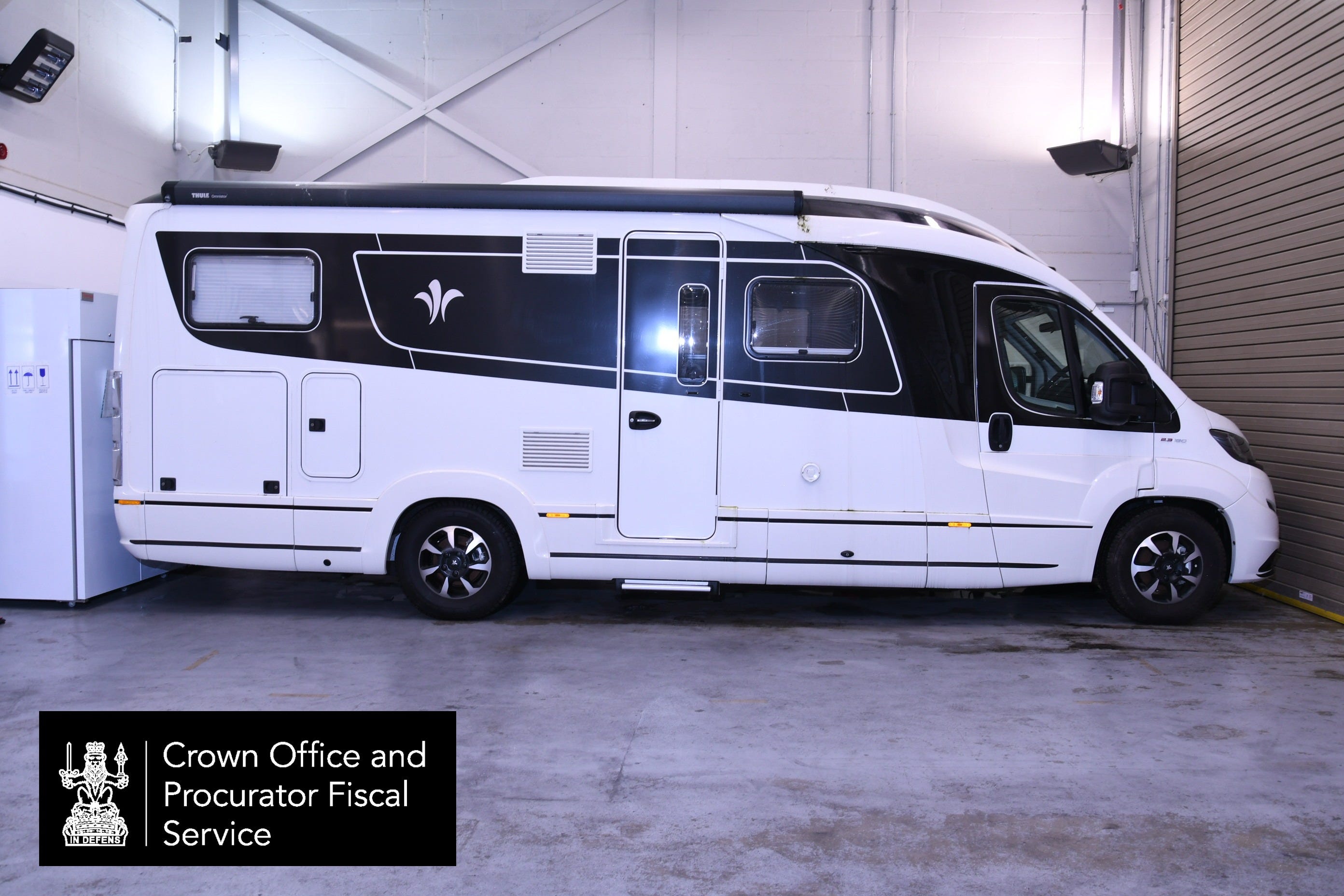 The luxury motorhome was seized by police from the home of Peter Murrell’s mother (Crown Office)