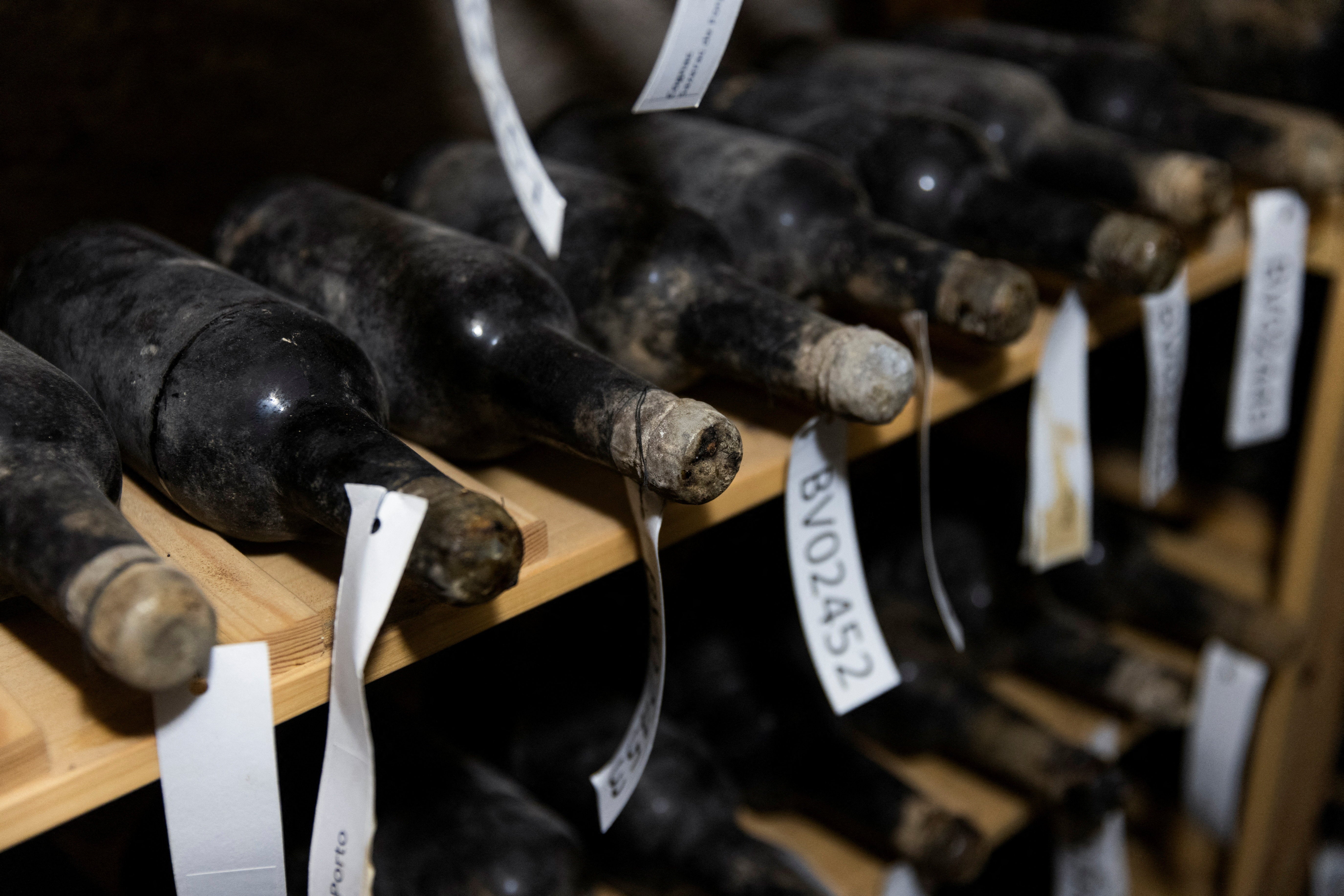 Czech Republic: Secret wine stash, hidden by suspected Nazi sympathisers, unveiled after decades under Becov castle floor