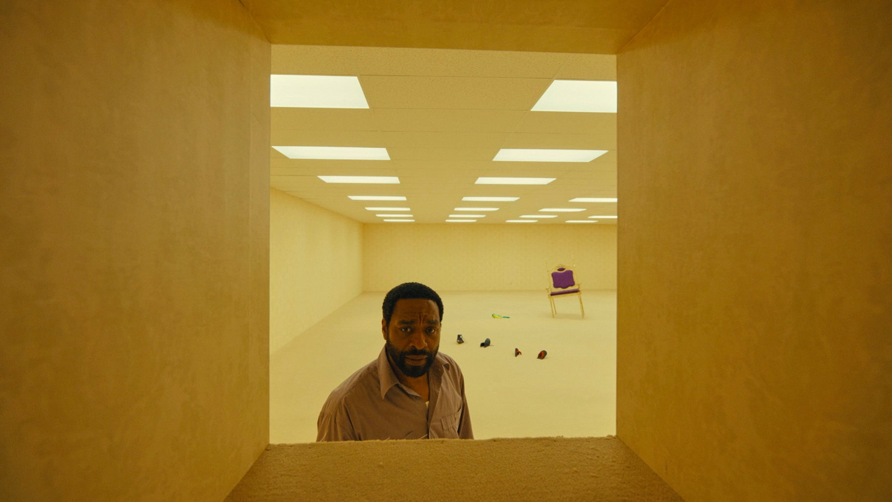 Movie audiences will (hopefully) never find themselves trapped in a nauseatingly jaundiced and never-ending labyrinth (A24 via AP)