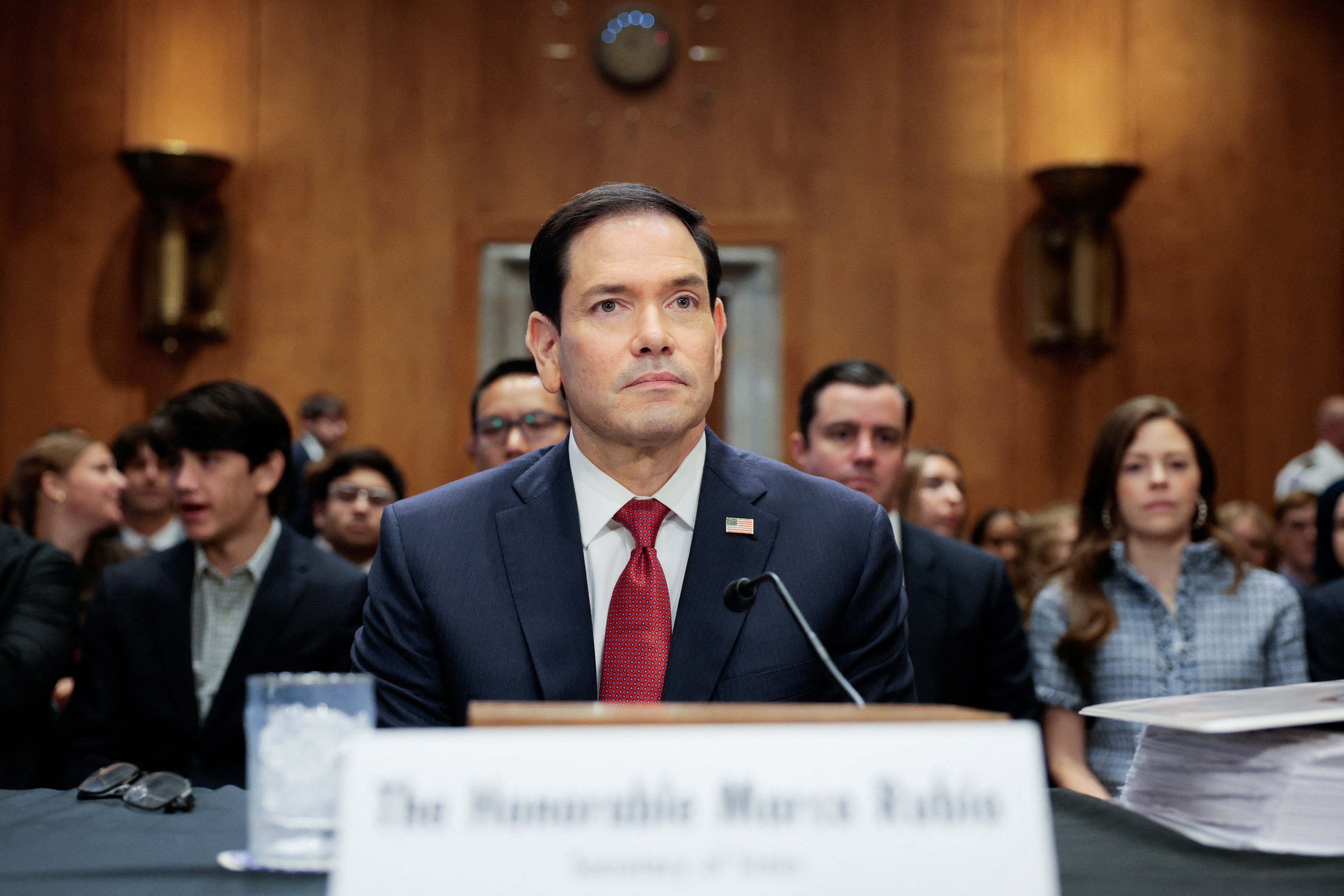 Today's hearing marks Secretary of State Marco Rubio's first public testimony since the Iran war began