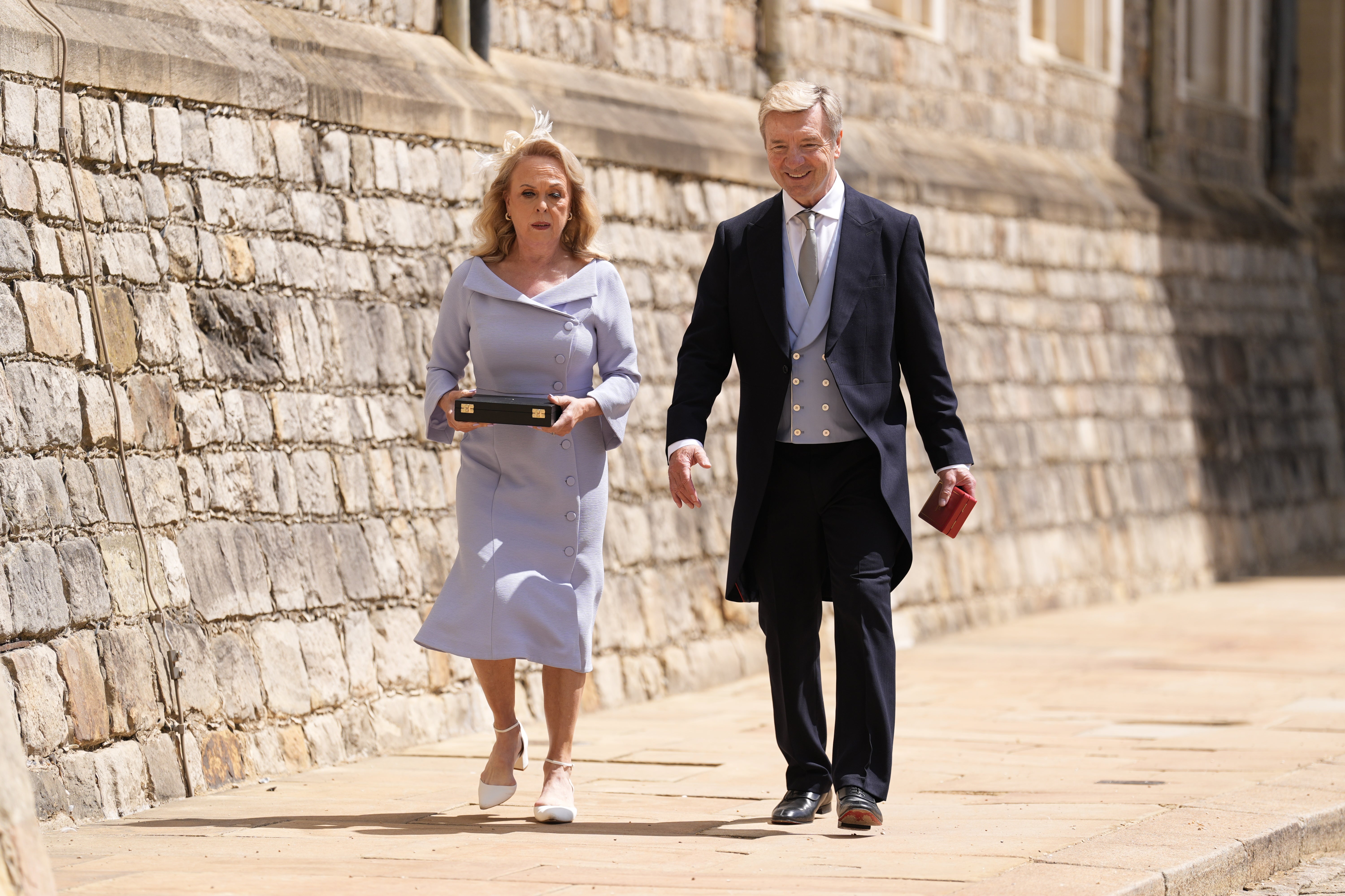 Dame Jayne Torvill and Sir Christopher Dean were honoured at Windsor Castle (Andrew Matthews/PA) (PA Wire)