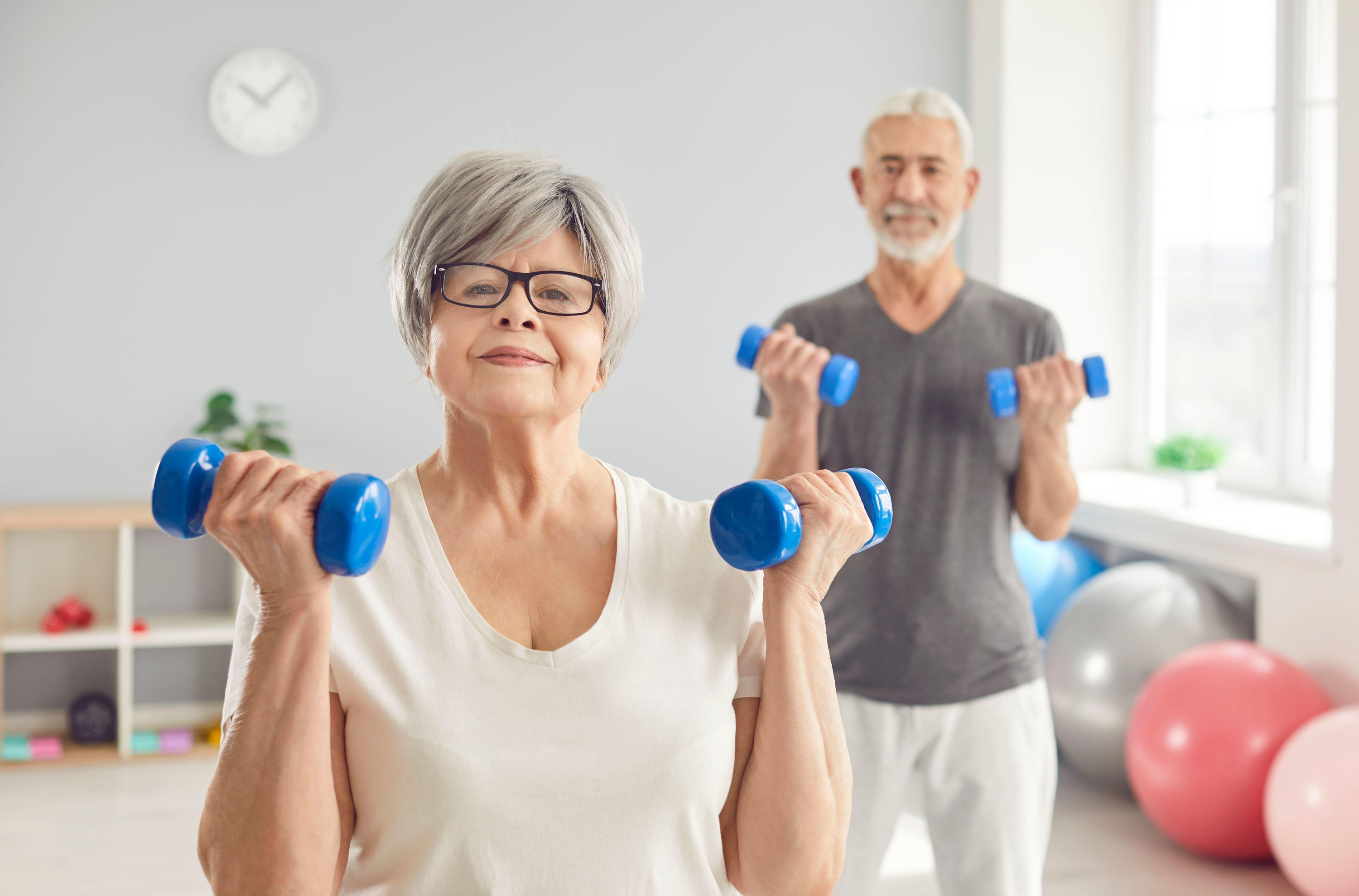 Current NHS guidelines say adults should aim to do strength activities that work all the major muscle groups (legs, hips, back, abdomen, chest, shoulders and arms) on at least two days per week