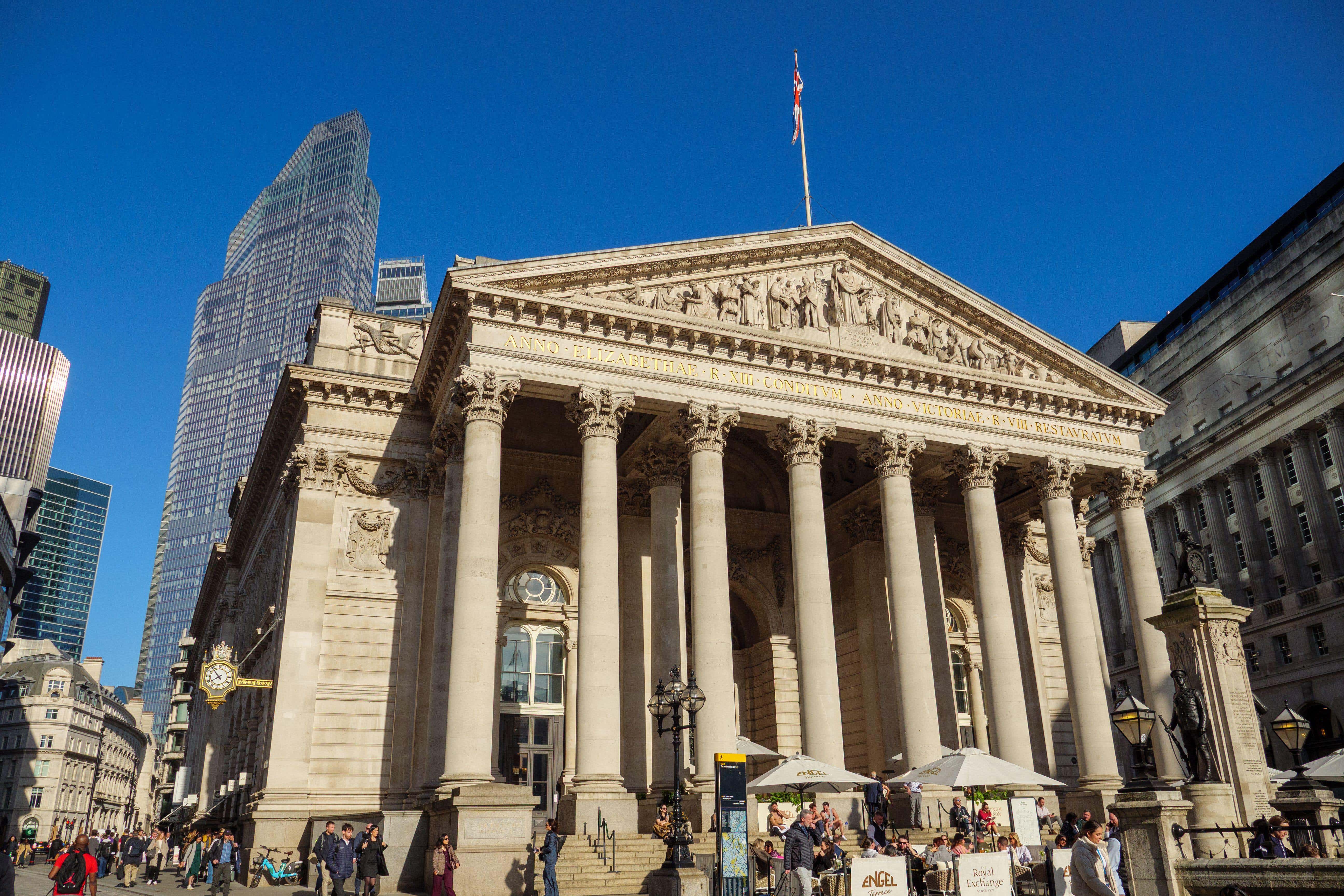independent.co.uk - Holly Williams - Retail space at London's historic Royal Exchange put on sale