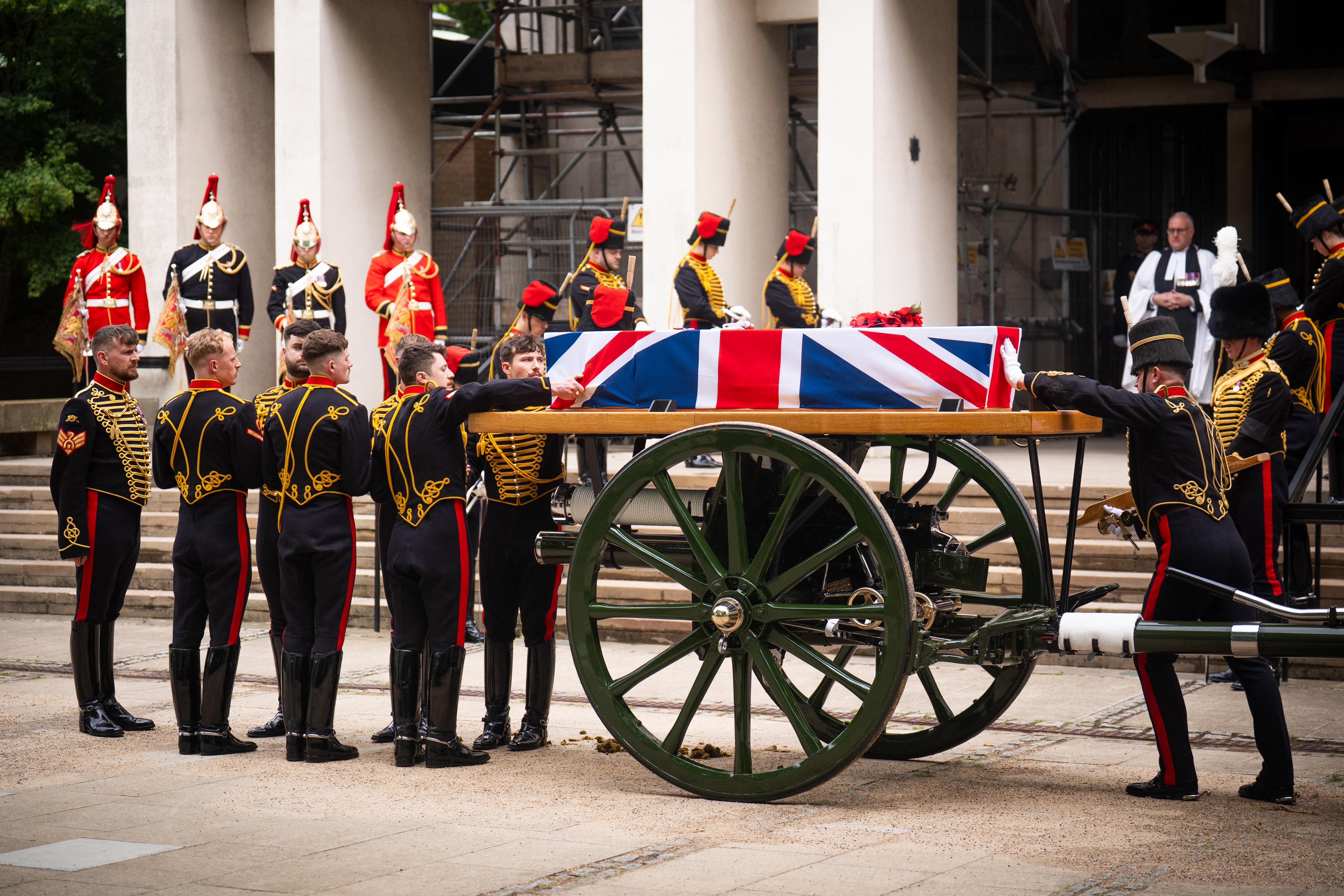 Lance Bombardier Ciara Sullivan, 24, was part of the King’s Troop, Royal Horse Artillery (PA Wire)