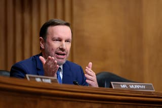 Sen. Chris Murphy addressed how judges across the country have accused DHS of repeatedly failing to follow court orders, including at least 96 violations in just one district in Minnesota