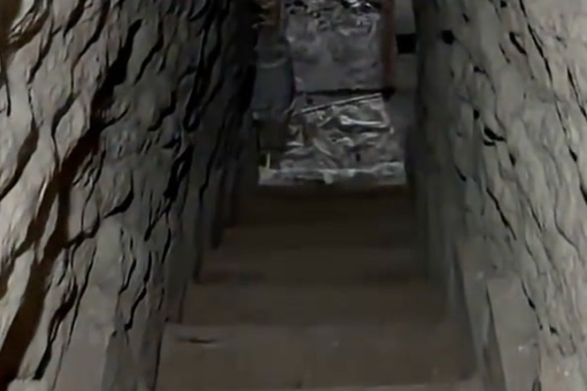 Cross-border drug smuggling tunnel hidden underneath fake store in San Diego uncovered