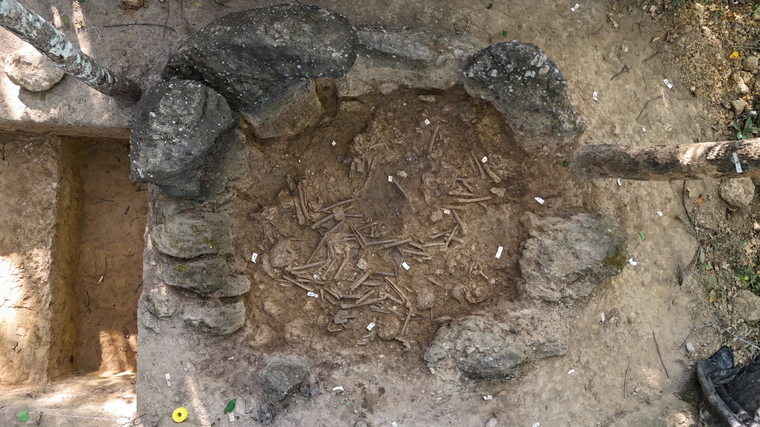 Jar under excavation