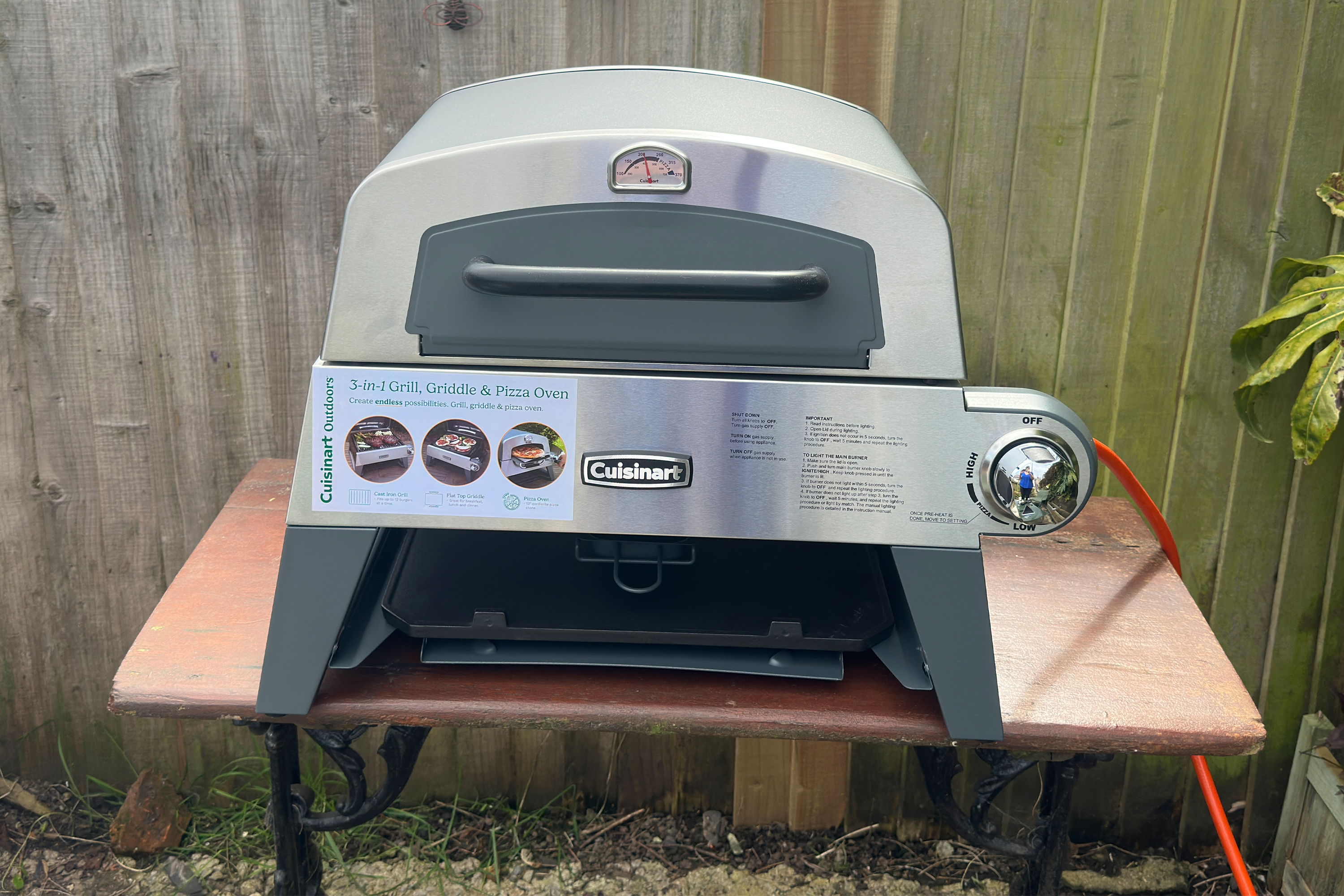 This BBQs, grills and cooks pizza (Rachael Penn/The Independent)