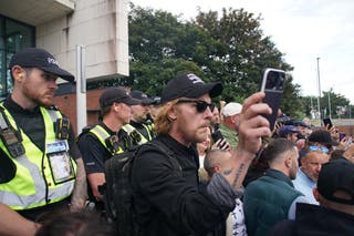 Protesters clash with police in Southampton over Henry Nowak murder ...
