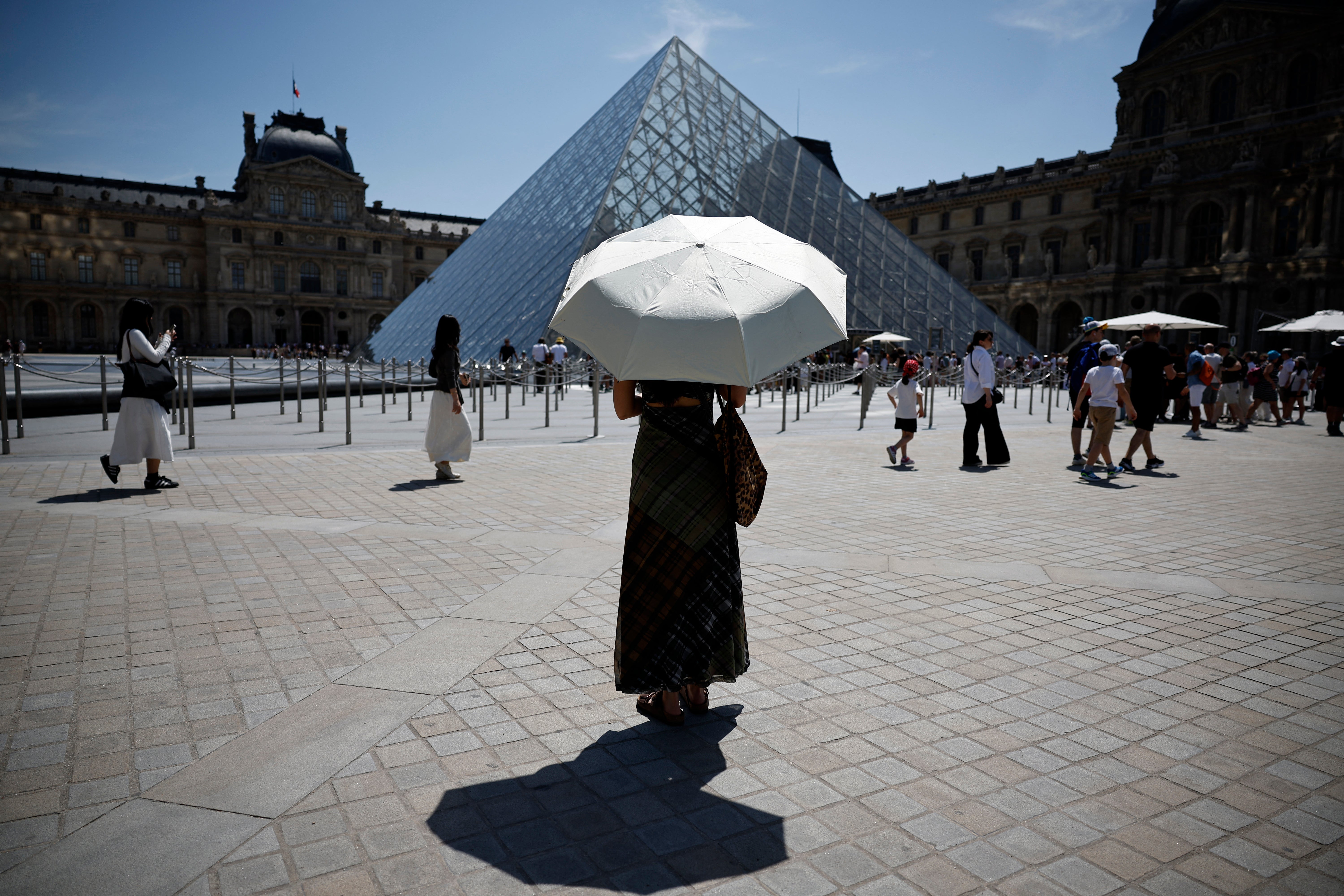Temperatures in Paris are forecast to reach 37C next week 