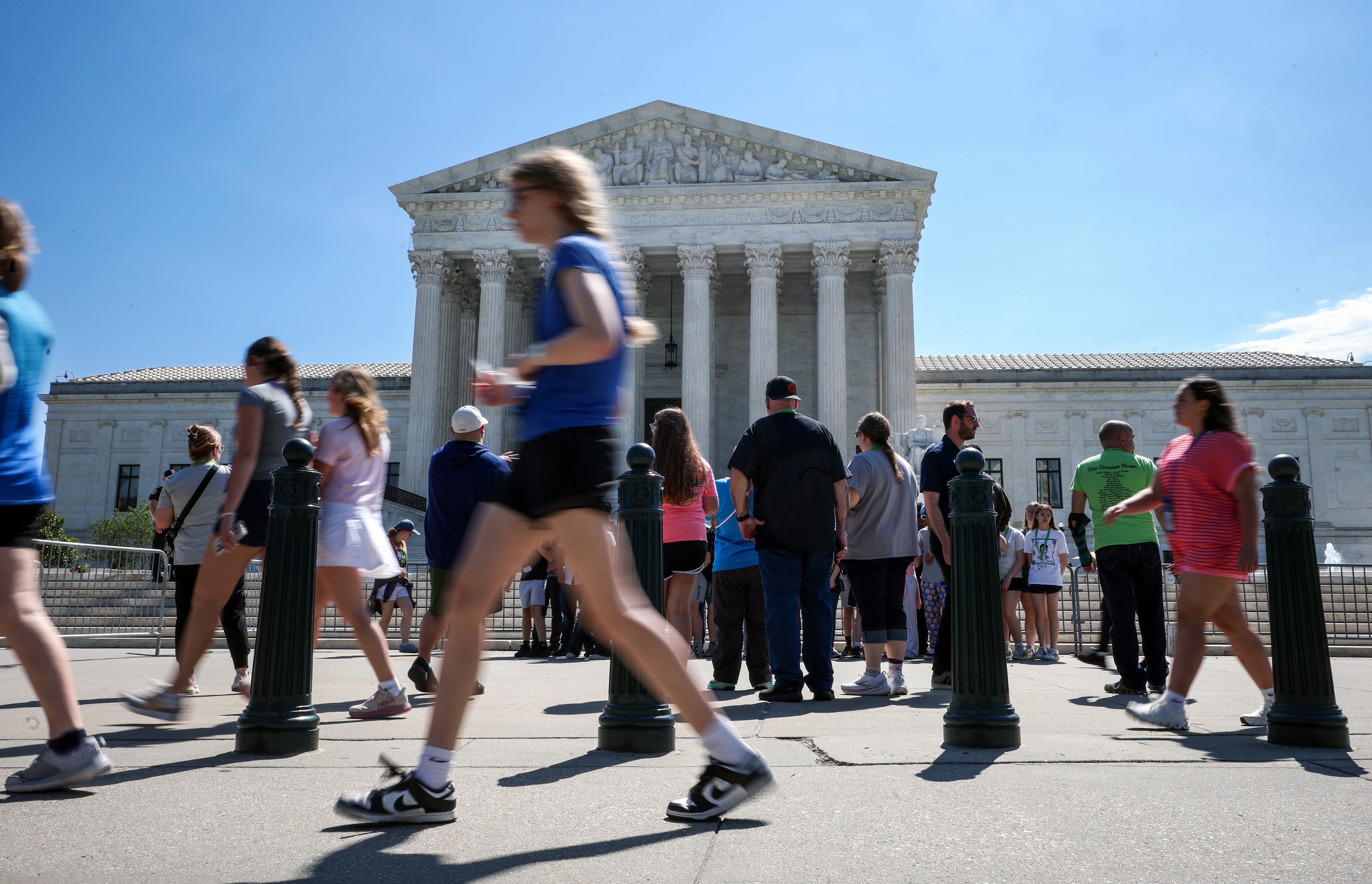 The justices granted the state’s emergency appeal to use a map it adopted three years ago that has a majority-Black population in just one of its seven congressional districts. The three liberal justices dissented