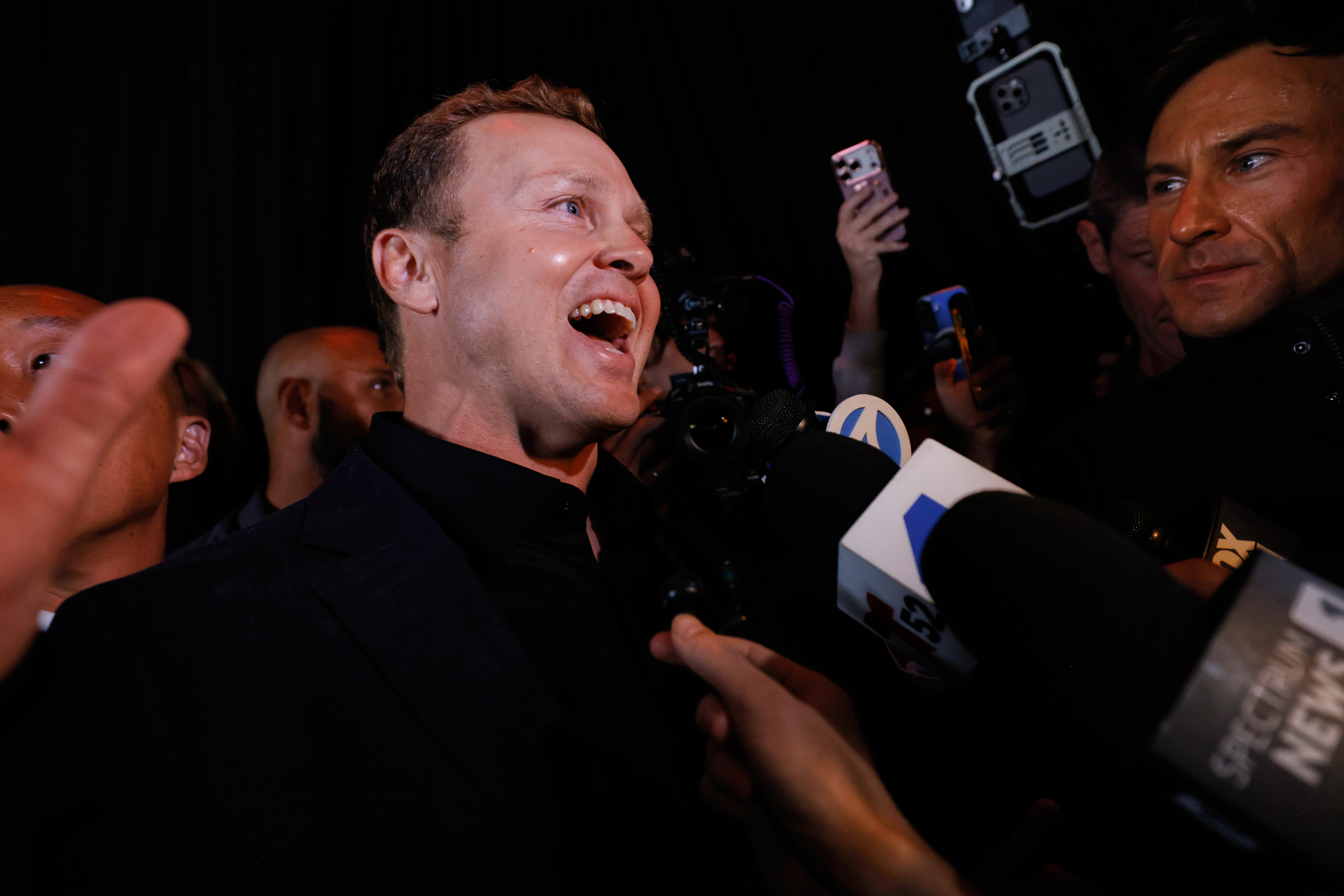 Spencer Pratt, a Republican and former star of the reality television show “The Hills,” was second in early returns