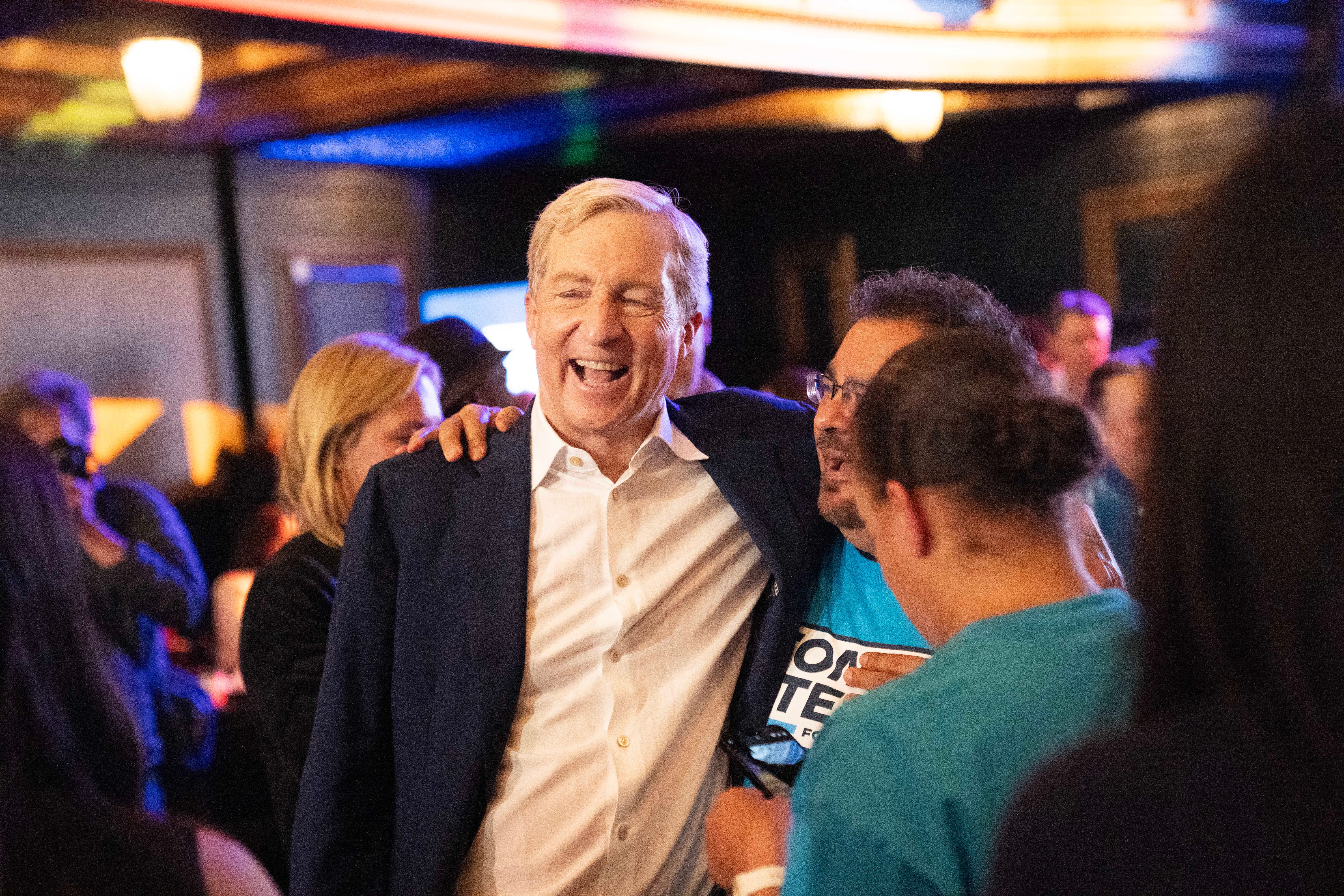 In the final days of the campaign, much of the attention focused on Democrats Xavier Becerra, the former congressman and state attorney general who was also health secretary under President Joe Biden, and Tom Steyer, a billionaire known for his climate activism (Getty)
