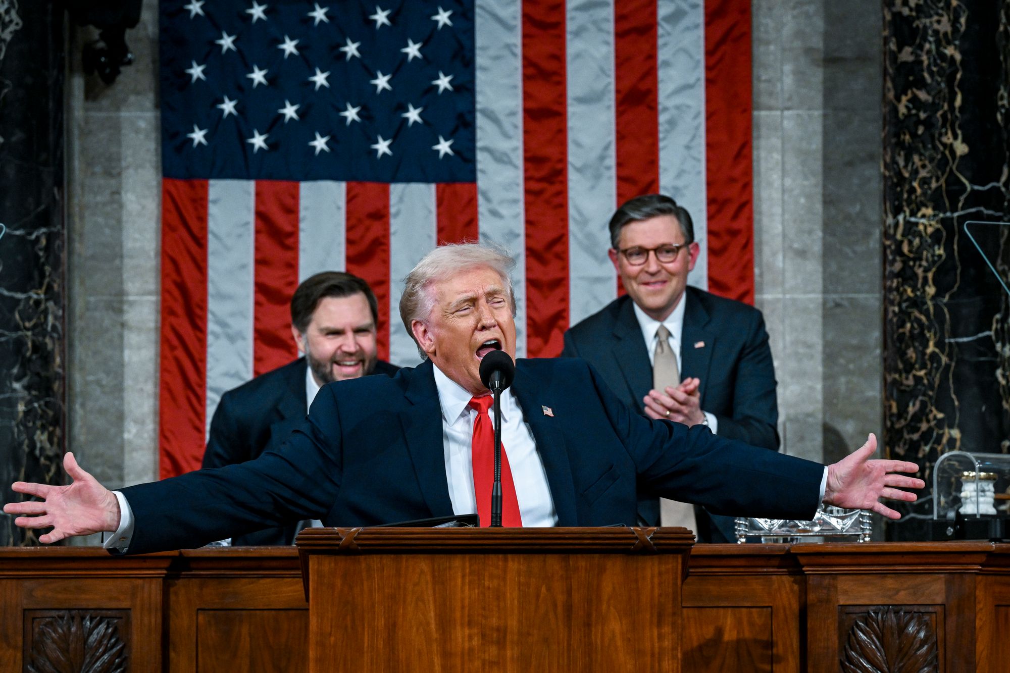Santos’ new alleged scheme reportedly centered around whether he would attend President Donald Trump’s State of the Union address
