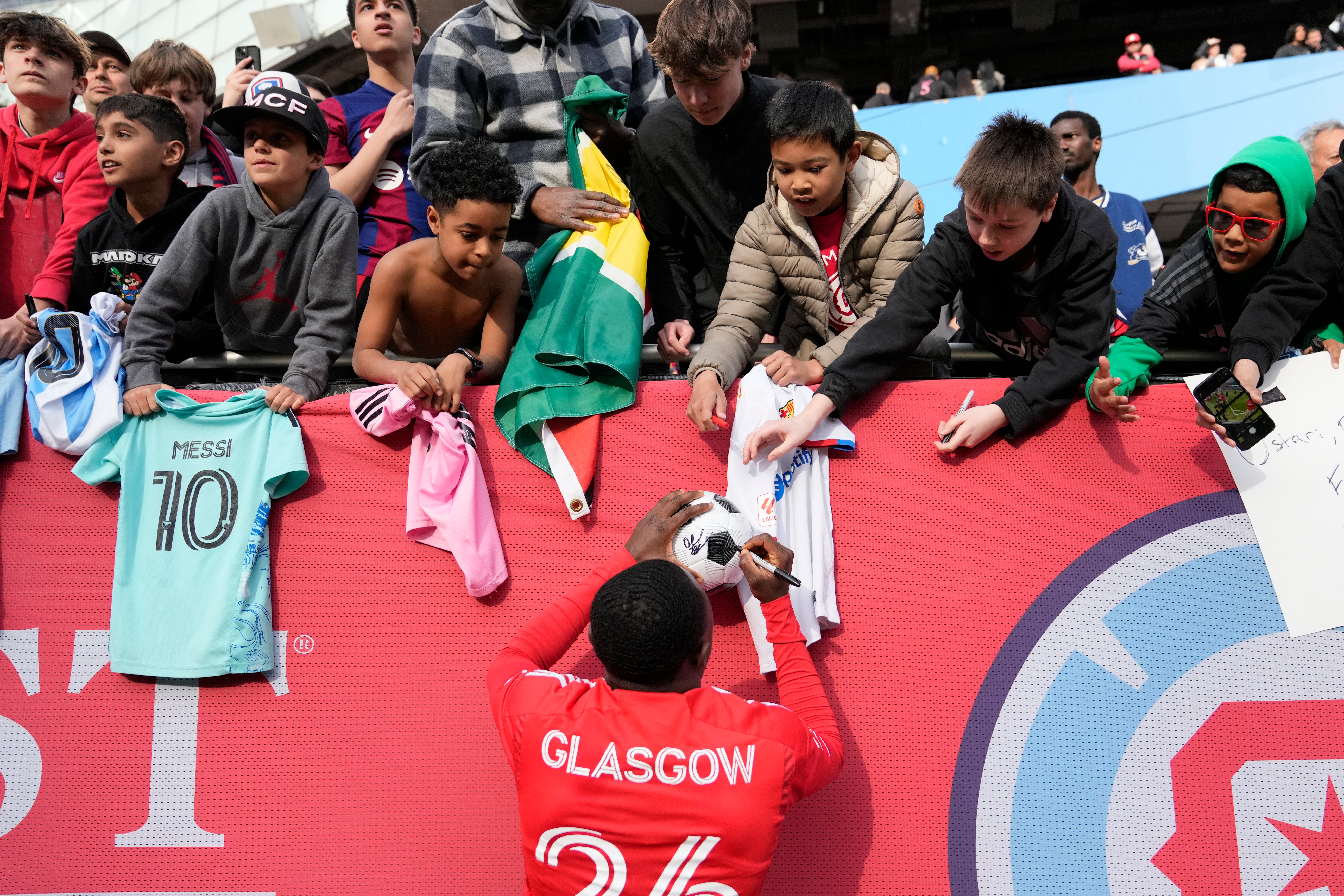 Glasgow plays for MLS side Chicago Fire
