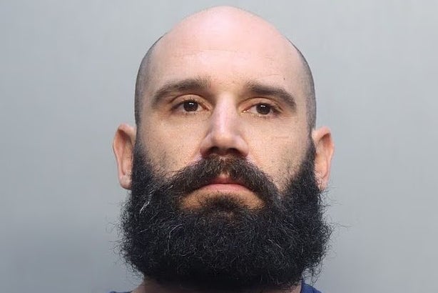 Corey Hutterli has been charged with second-degree murder over death of Justin Zelin but his defense attorneys say there is no evidence he was responsible (Miami Dade Corrections and Rehabilitation Center)