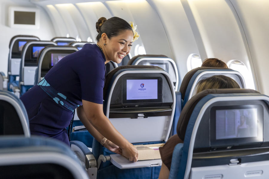 Starting July 1, Main Cabin passengers on most Hawaiian Airlines mainland routes will no longer receive free meals and instead can purchase prepackaged meals