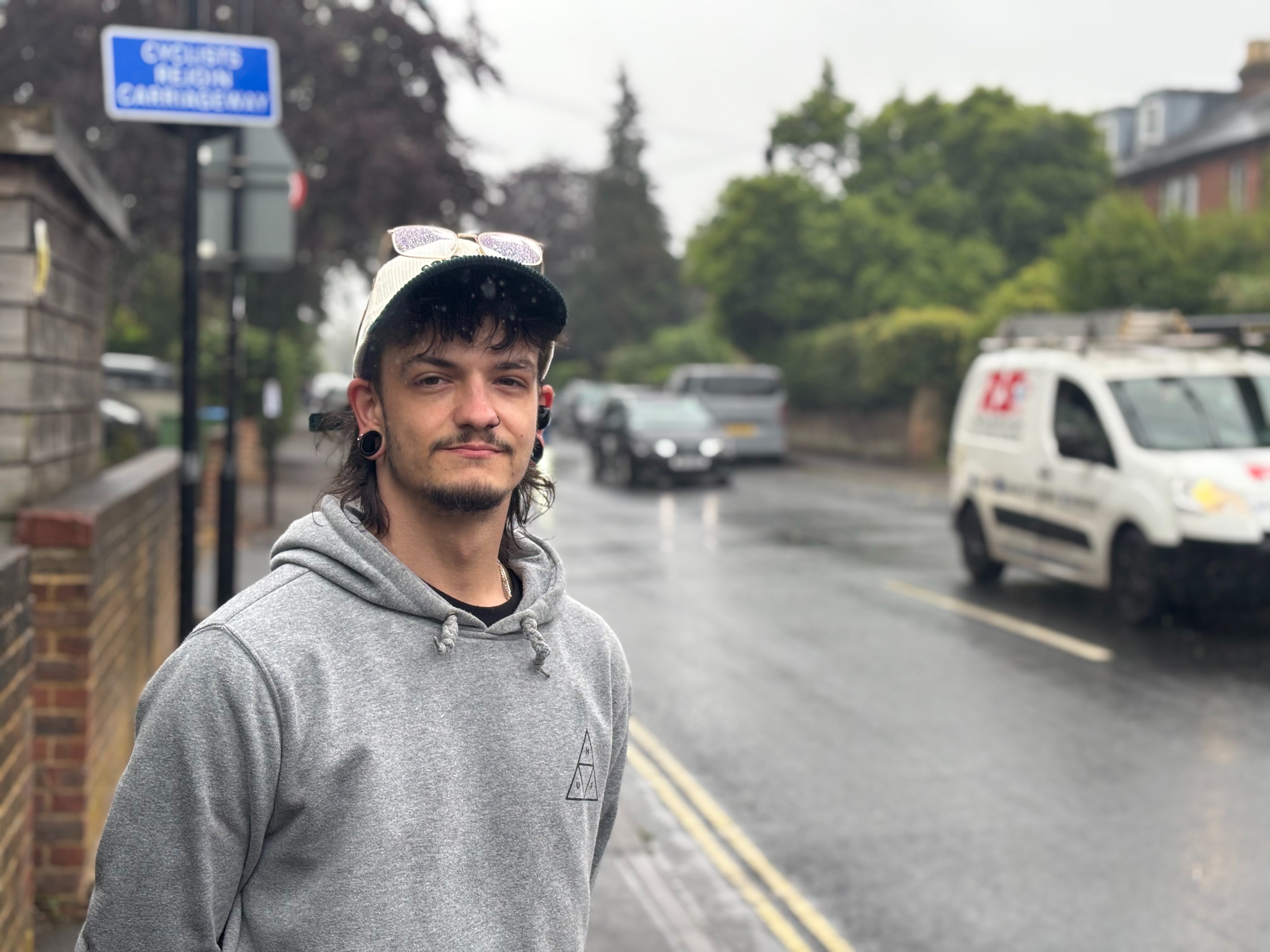 Dylan Harwood said he feels less safe in his home after Tuesday’s disorder