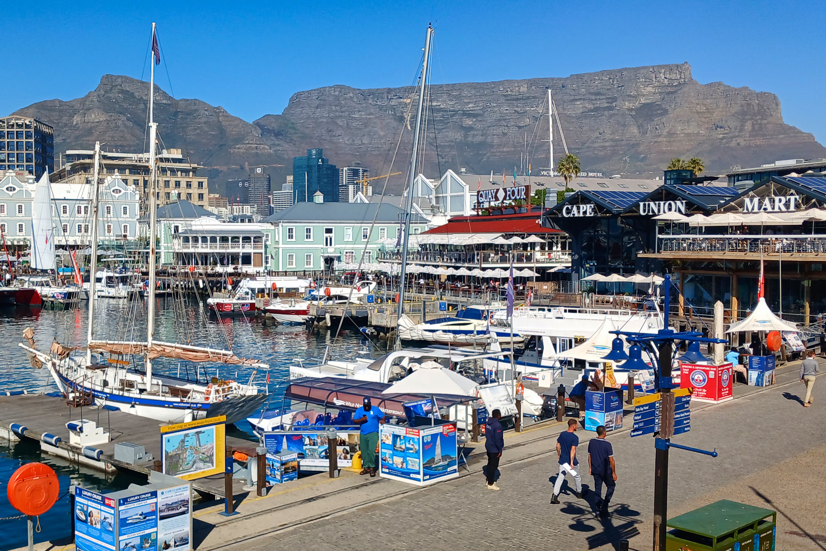 The V&A Waterfront is popular with tourists (Getty/iStock)