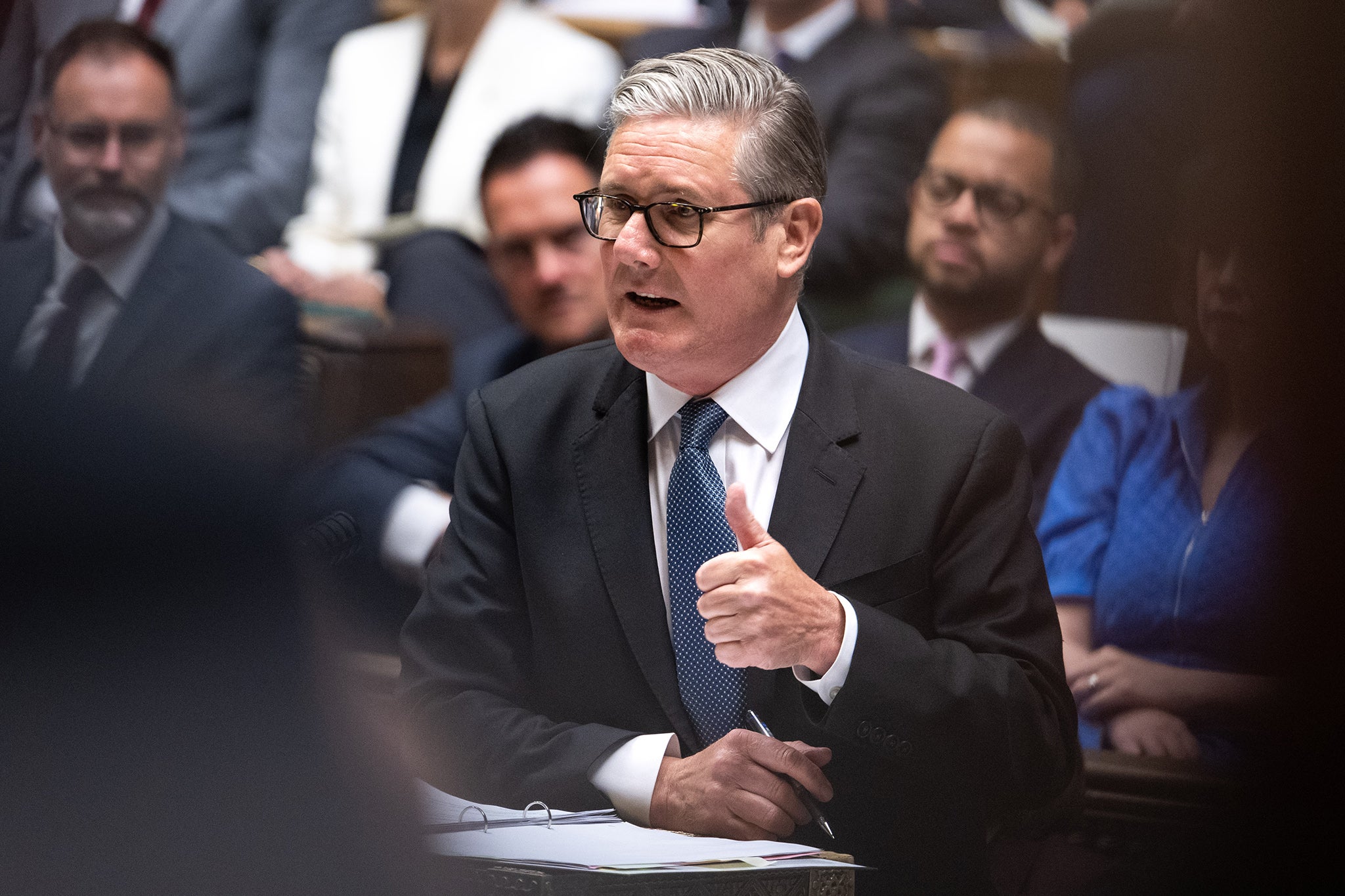 Starmer accuses Farage of 'exploiting' murder