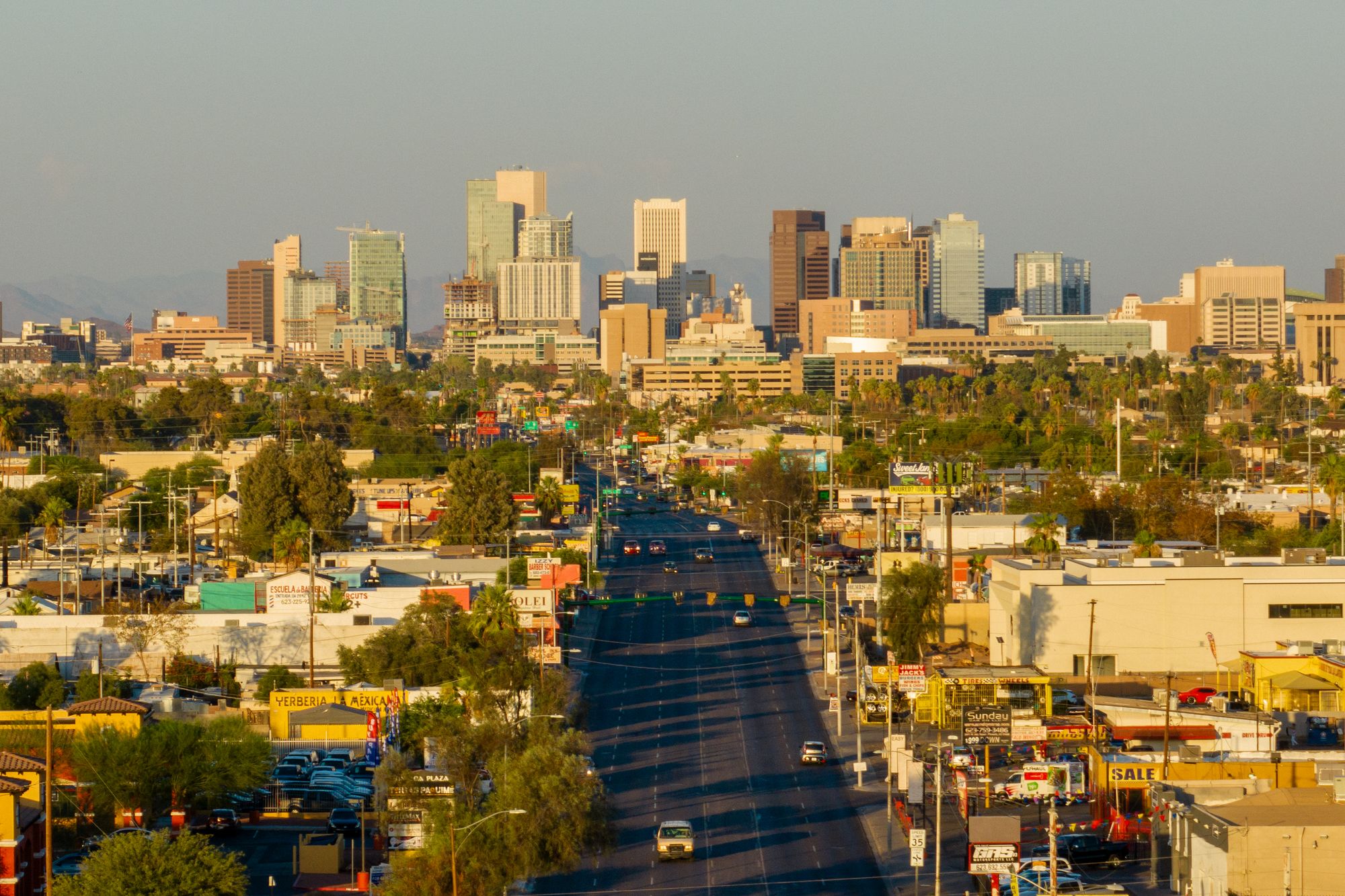 Phoenix installed a total of 17 cameras in February, including nine cameras that will be rotated every six months through locations with ‘histories of speed-involved crashes’ (Getty Images)