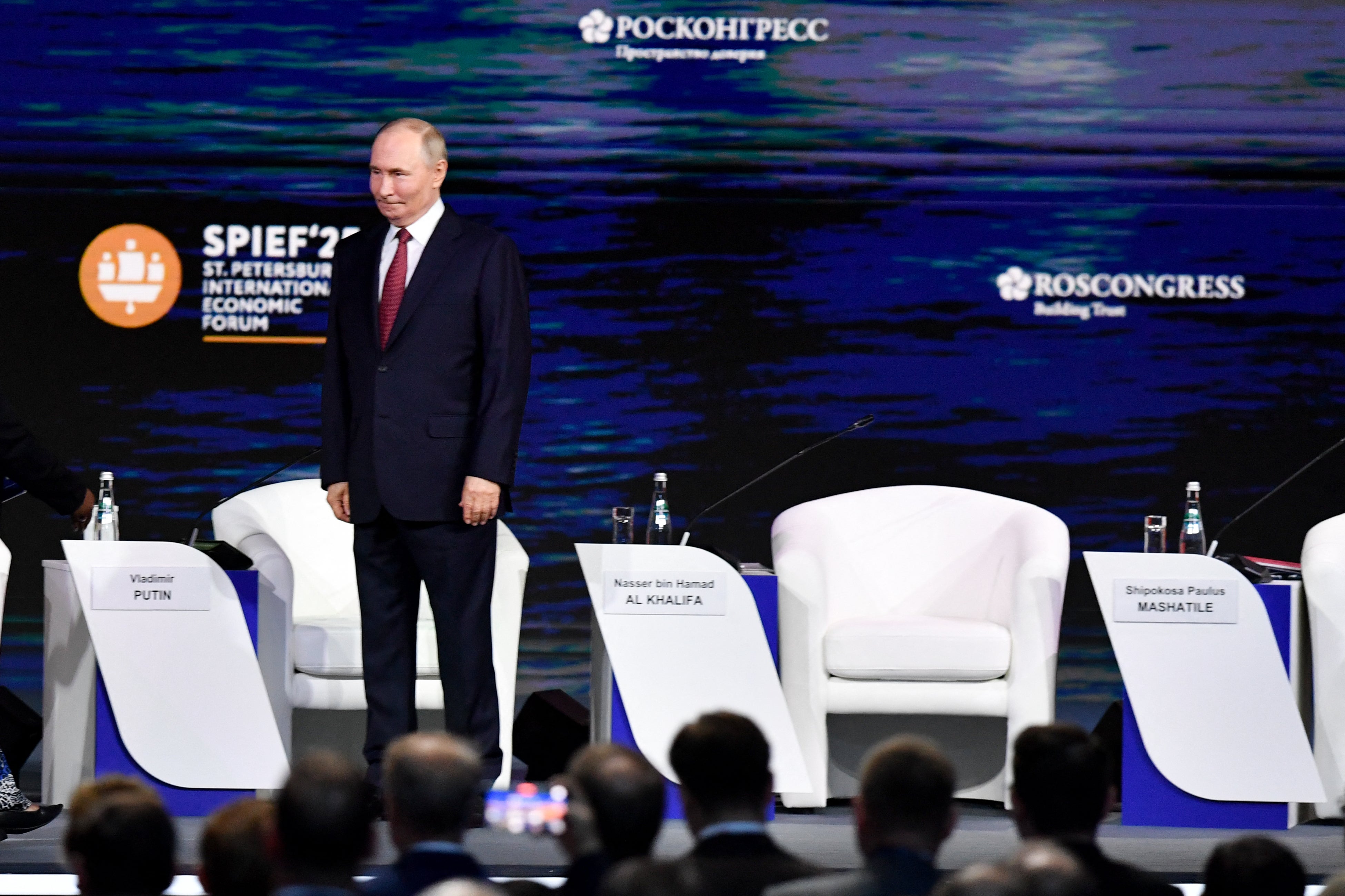 Russia's President Vladimir Putin during the Saint Petersburg International Economic Forum last year