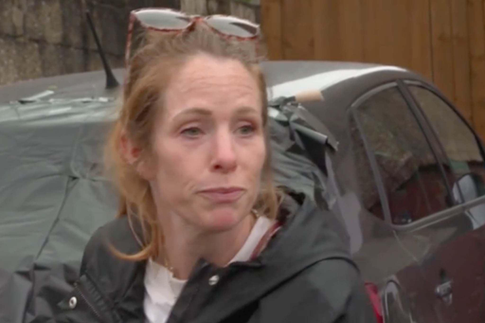 Sophie Martin's car windows were smashed by rioters