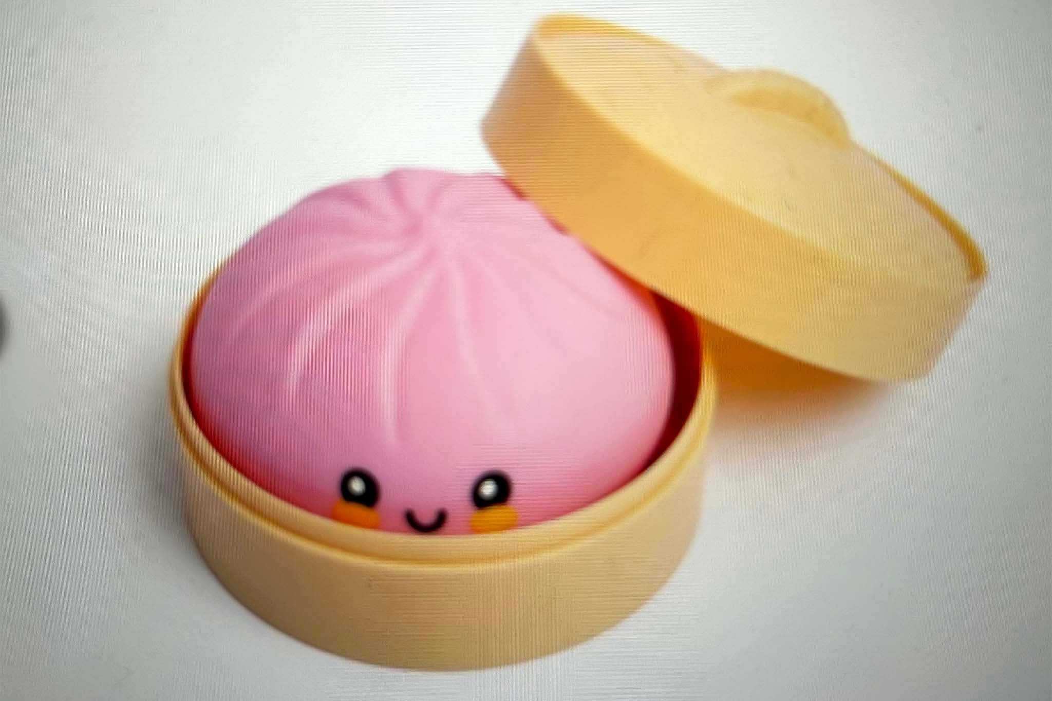 An authentic squishy dumpling from RMS/Crazy Fun
