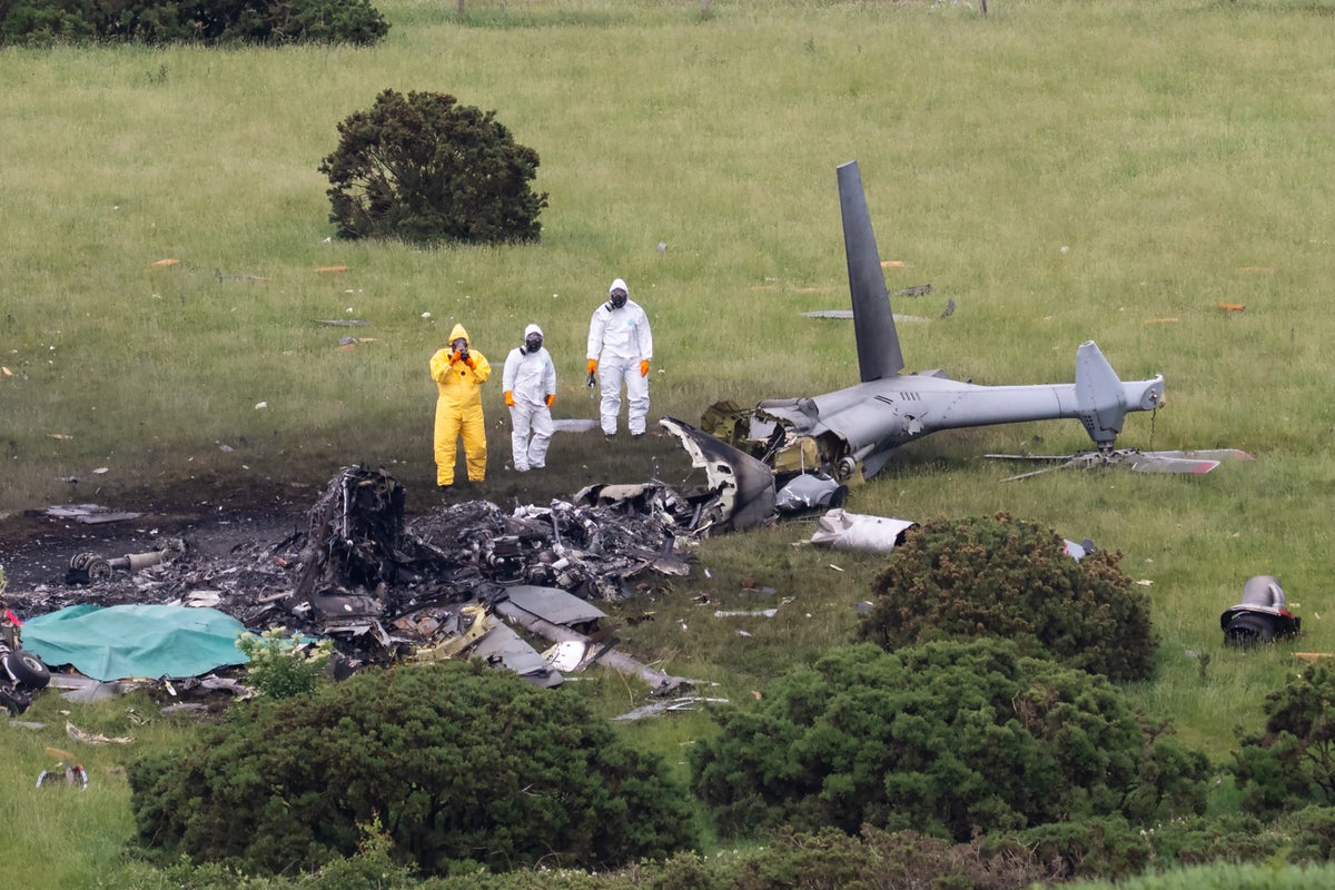 Three members of Royal Navy killed in Devon helicopter crash