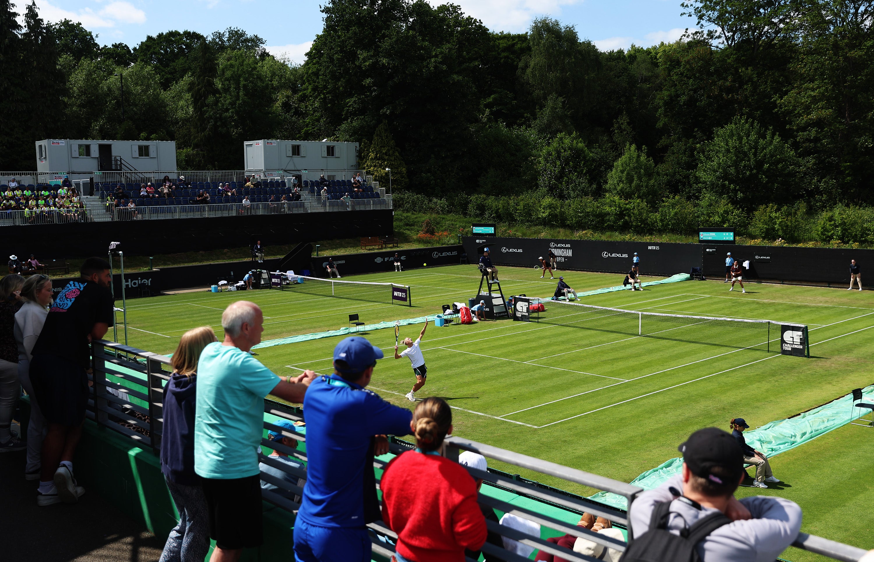 The alleged assault took place at the Birmingham Open
