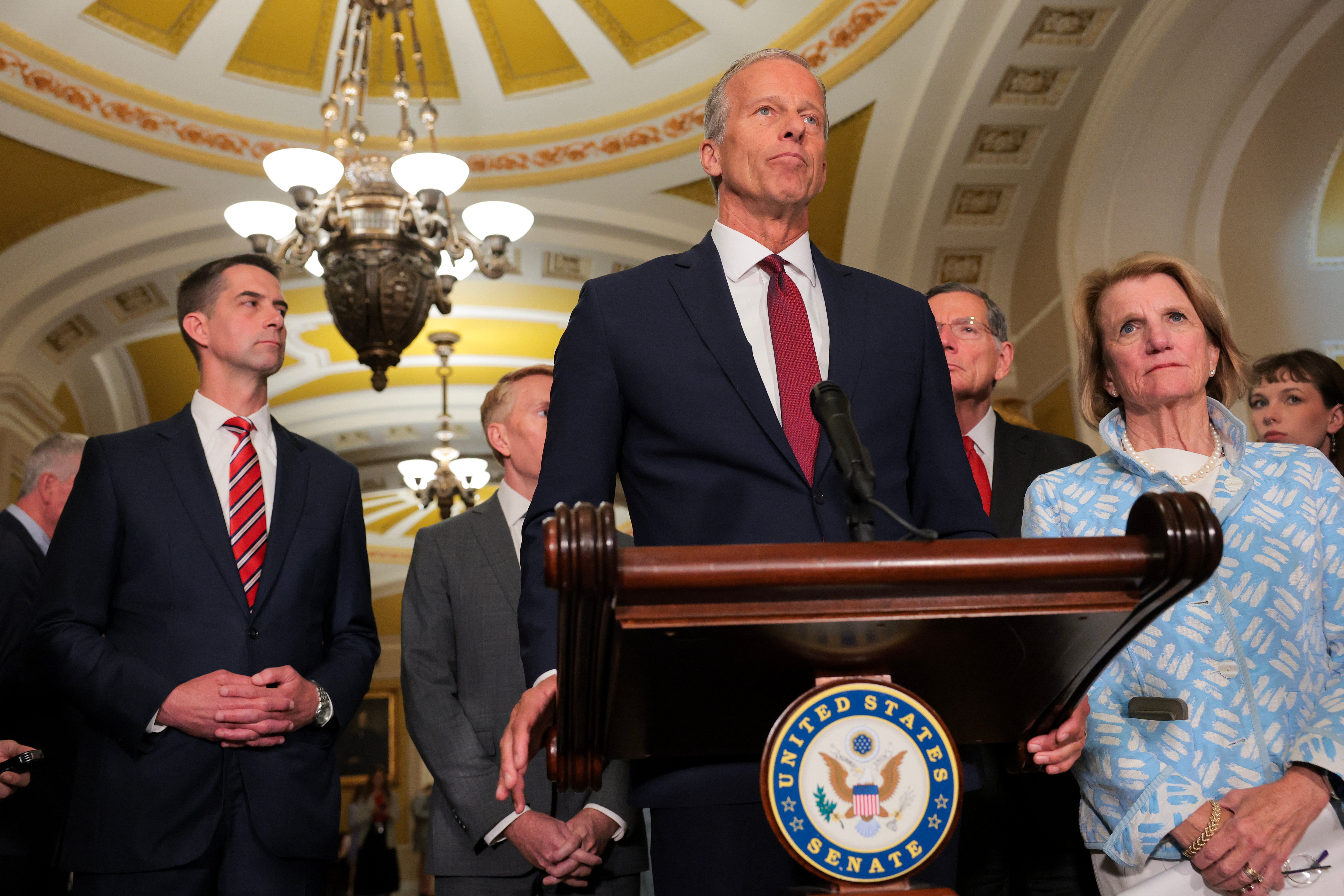 Senate Majority Leader John Thune couldn't get his caucus to support the DOJ's weaponization fund at Trump's behest