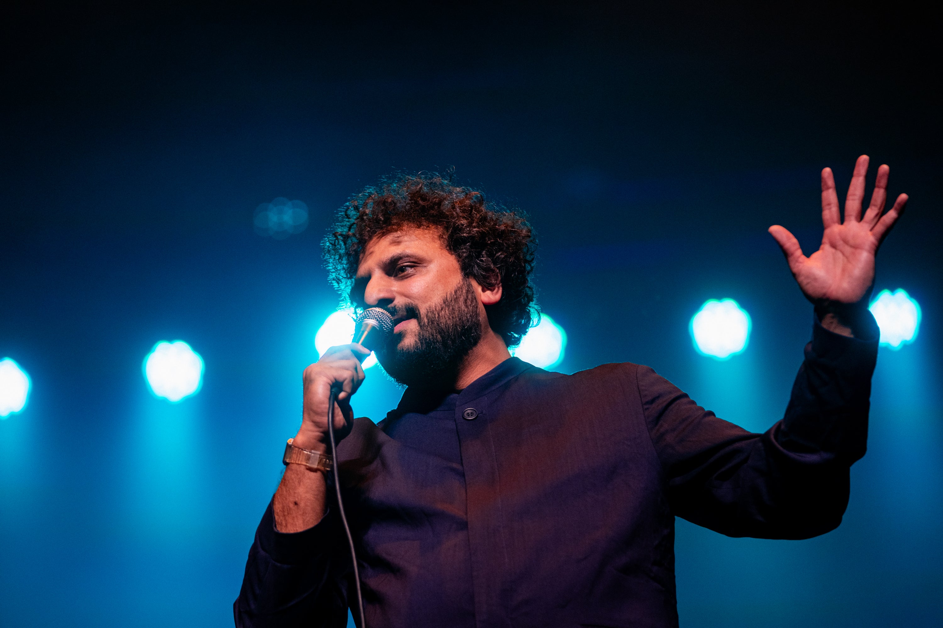 Nish Kumar performing on his last tour