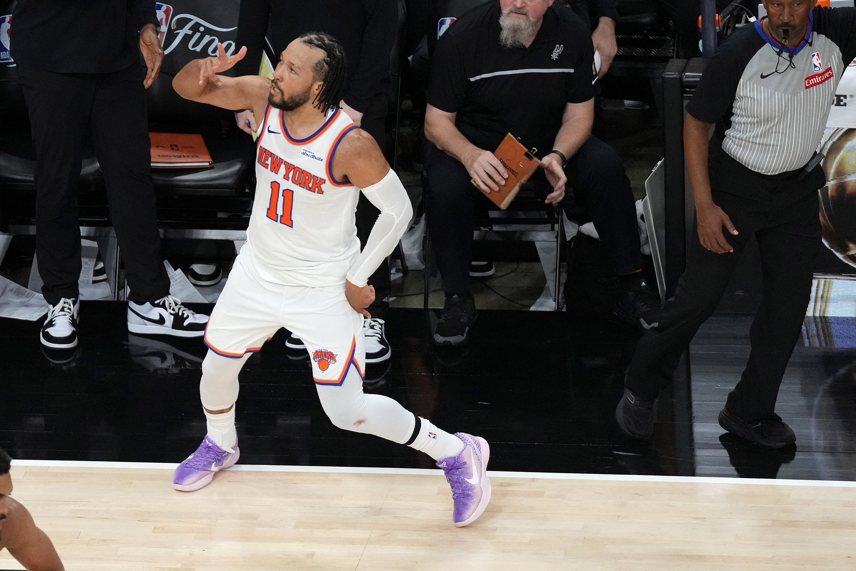 Jalen Brunson was instrumental in the final quarter (Reuters)