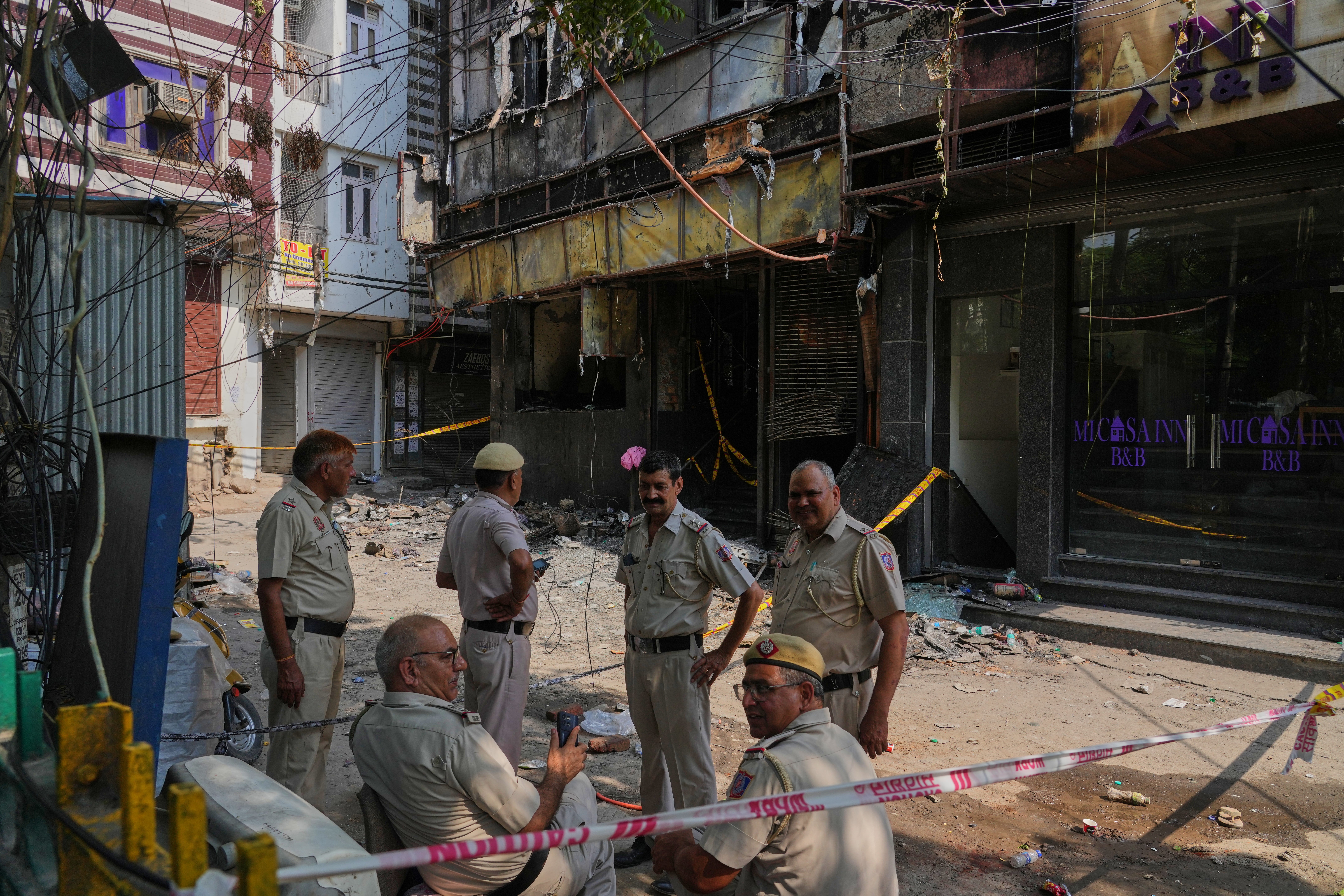 independent.co.uk - Alisha Rahaman Sarkar - Delhi hotel owner arrested after deadly fire kills 21 people