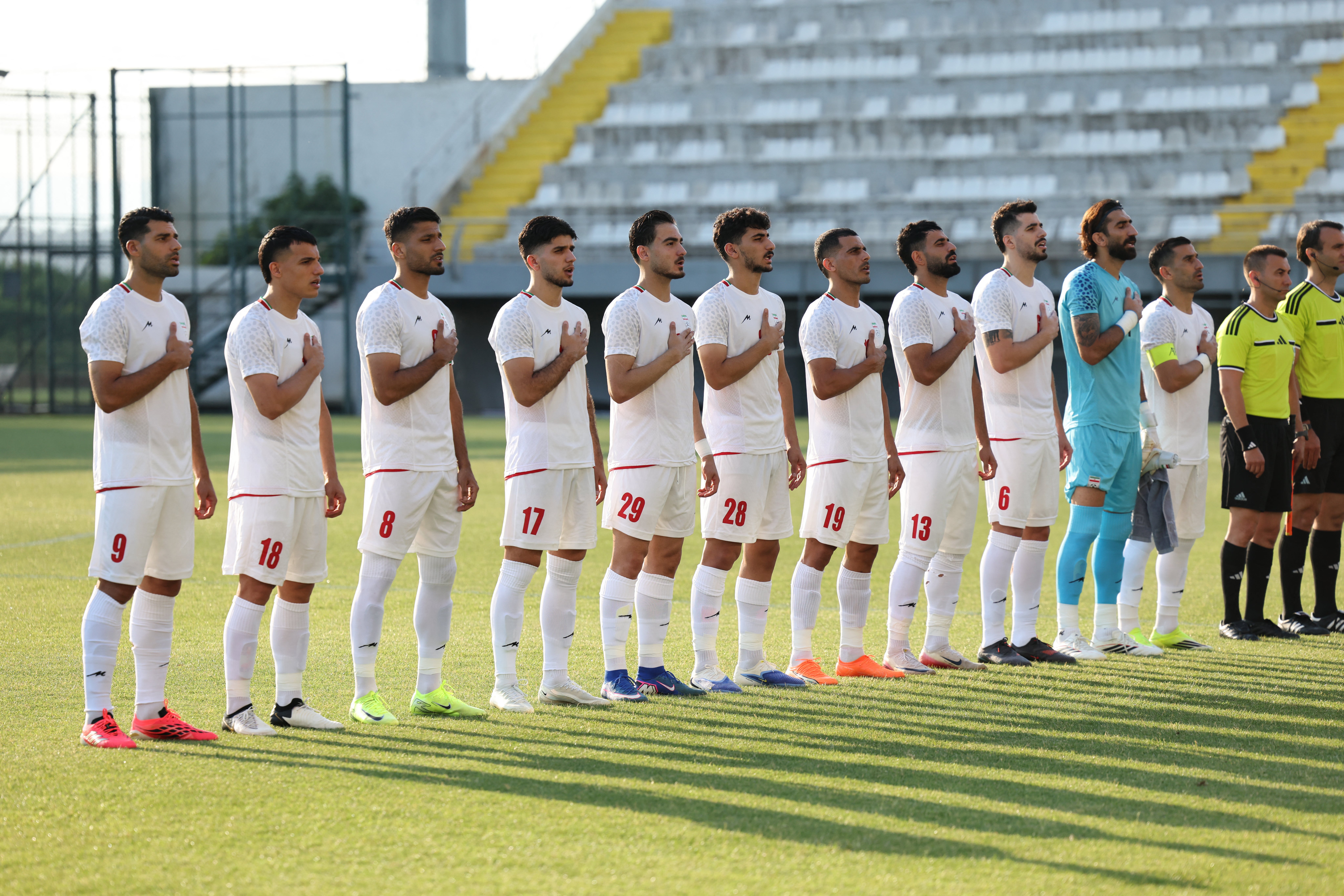 This tournament represents a host (USA) at war with a participating nation (Iran, pictured) for the first time (AFP/Getty)