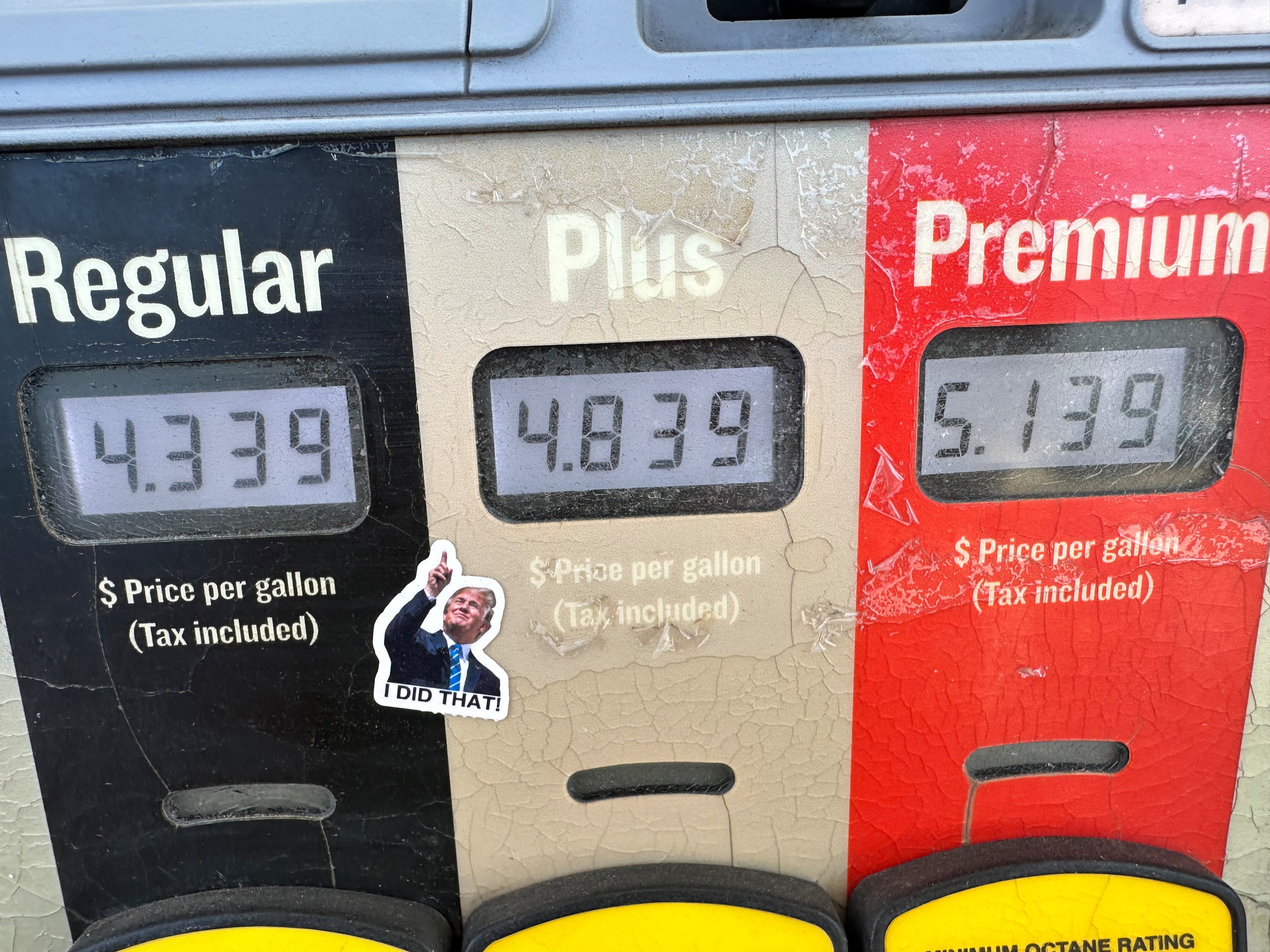Voters blame Trump for the rising cost of gas, which has spiked since his war with Iran led to the blockade of the Strait of Hormuz in the Persian Gulf