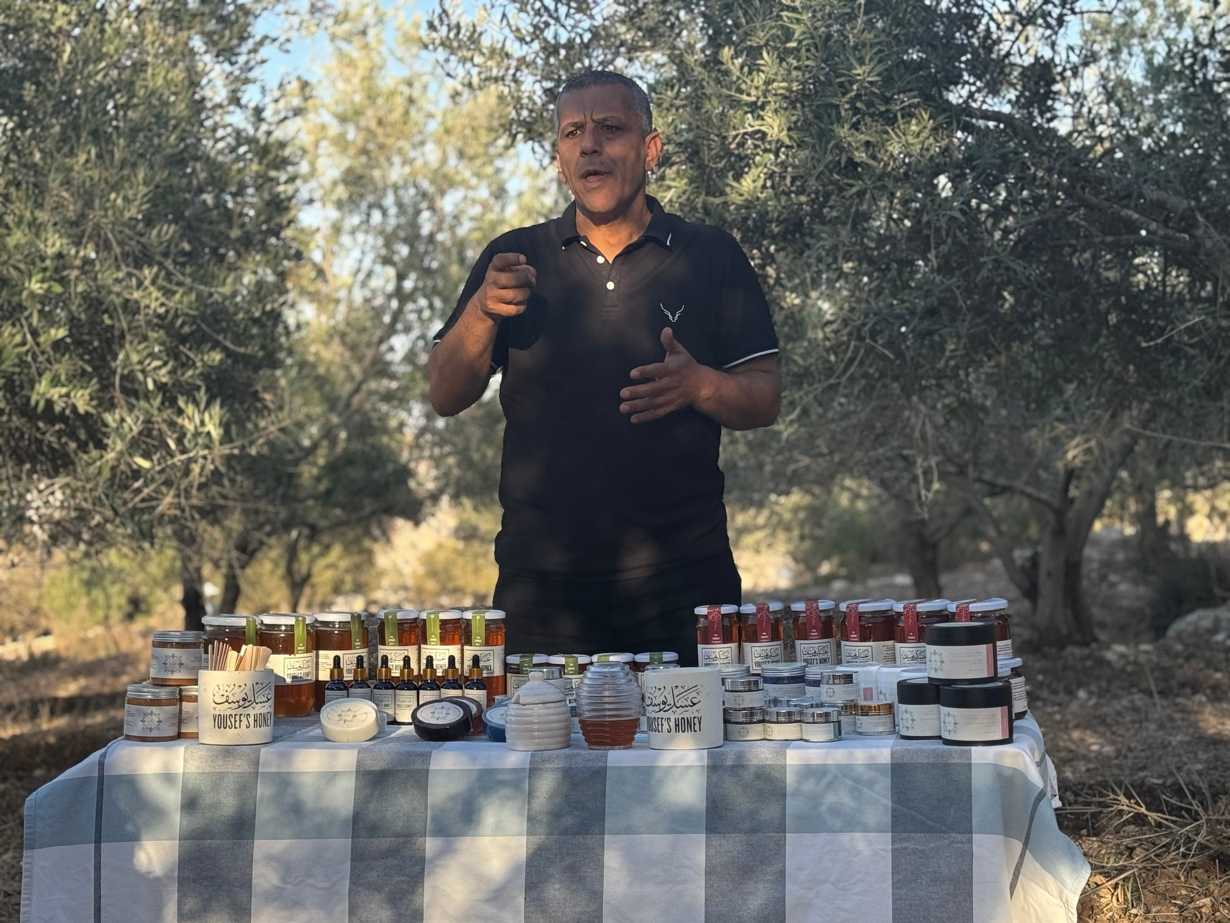 Claire meets beekeeper Yousef Sayyah of Yousef's Honey