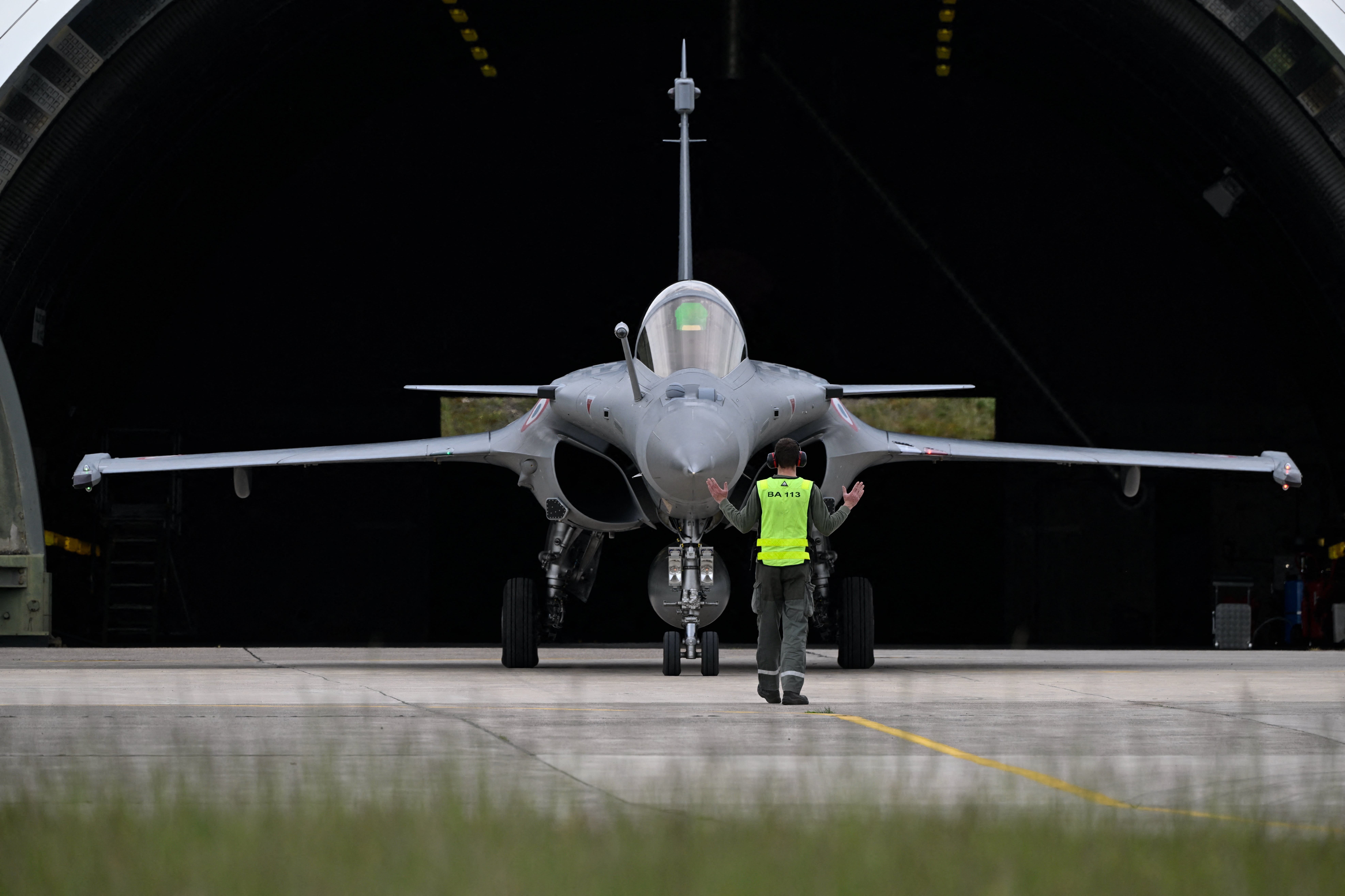 A French Rafale aircraft in May