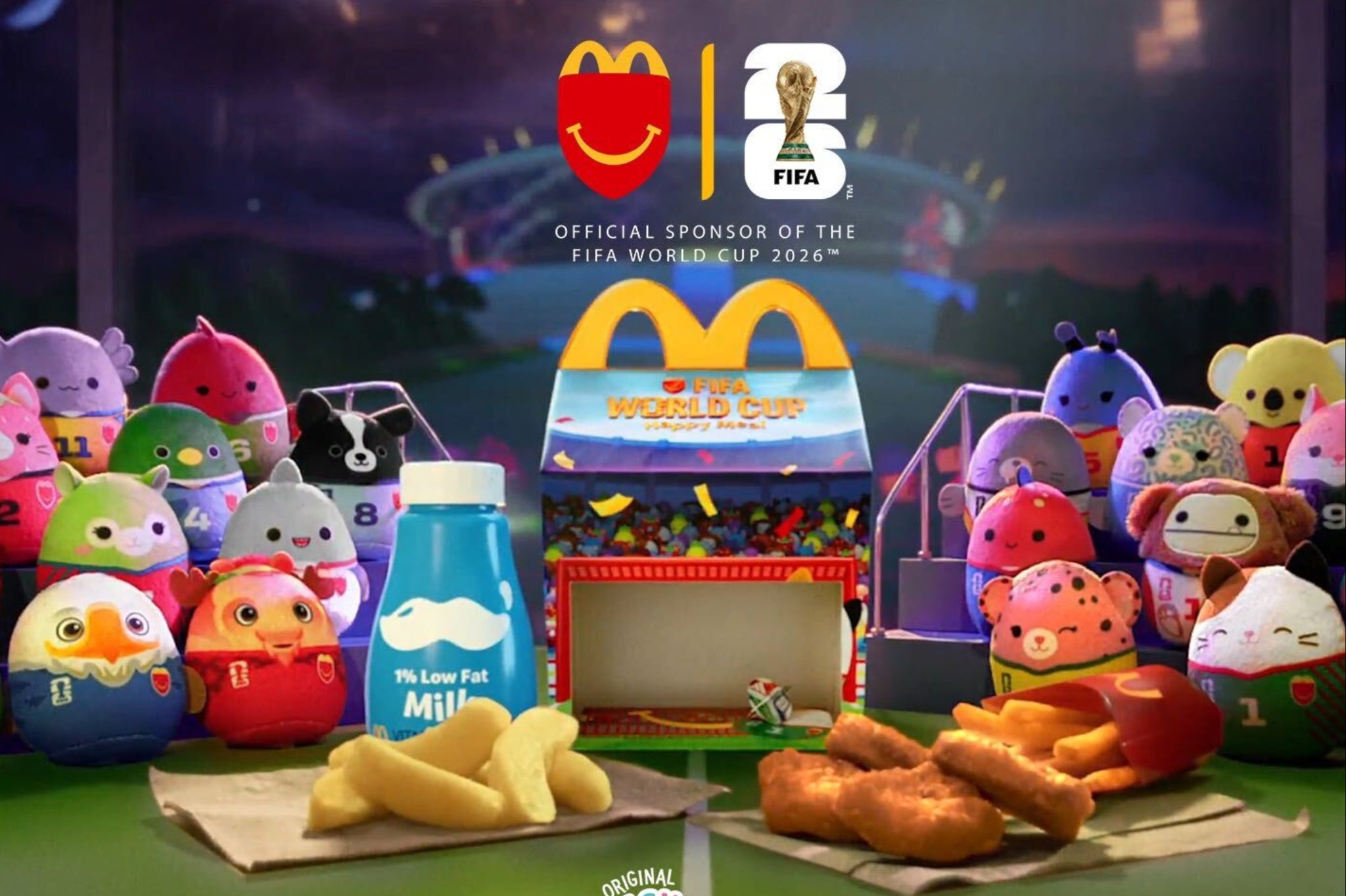 The FIFA World Cup 26 Happy Meal will be available in participating US restaurants starting June 9 (McDonald's)