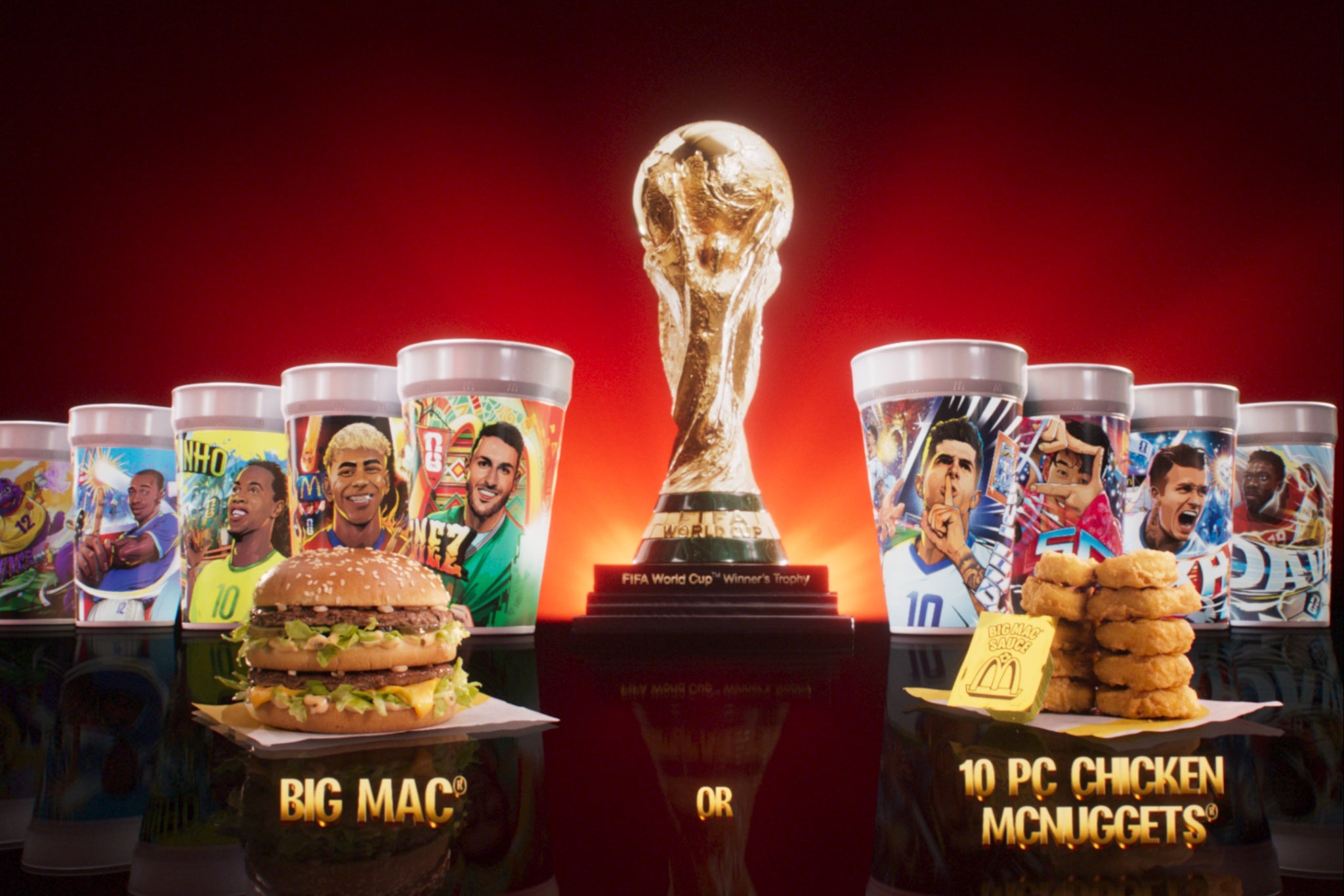 McDonald’s newest deal includes one of nine collectible soccer-themed cups