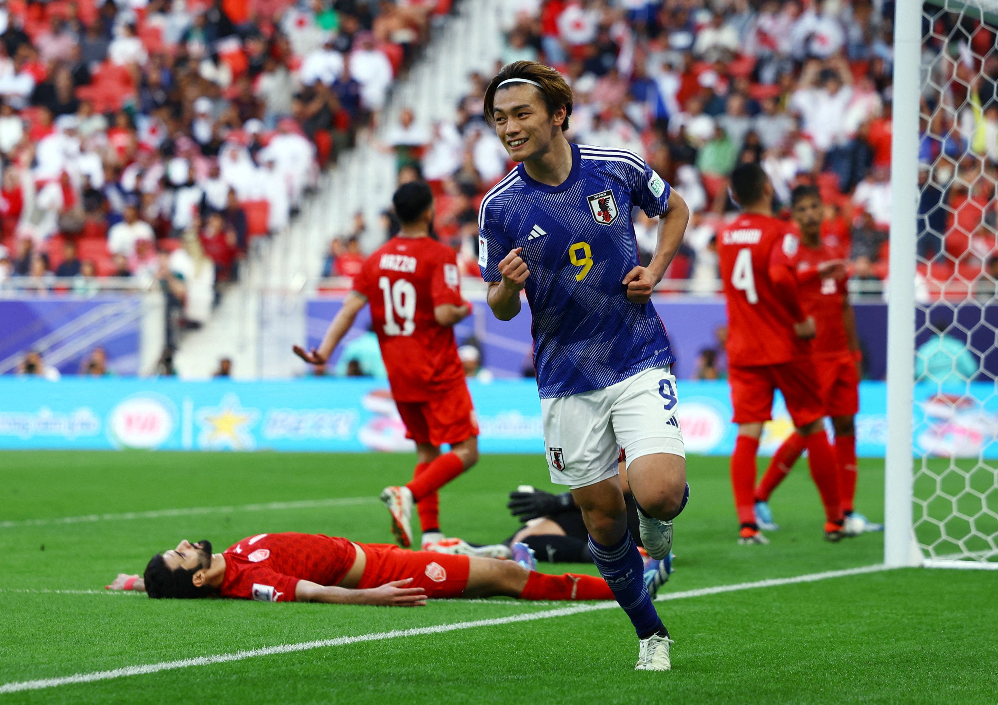 Japan's Ayase Ueda will lead the line