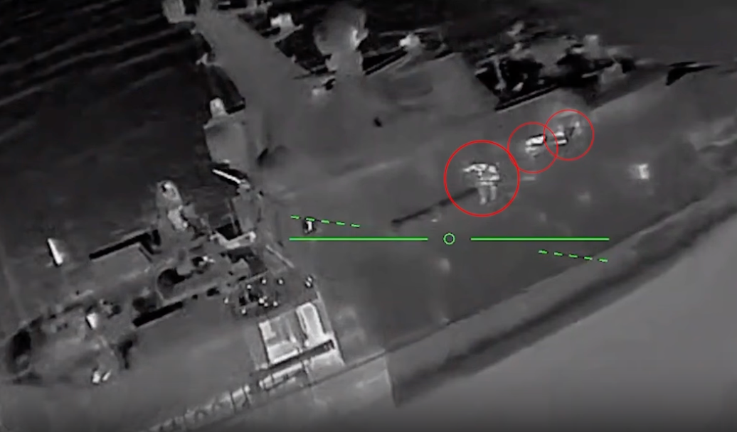 Ukraine hits the patrol ship in Crimea on Thursday (Ukraine's Unmanned Systems Forces)