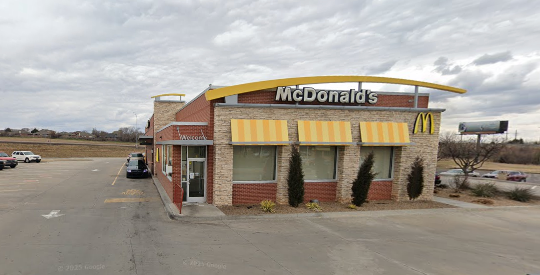 The McDonald's in Purcell, Oklahoma, where Chakota P. Nelson claims she was persistently harassed by accused murderer Roy Curtis Zornes II