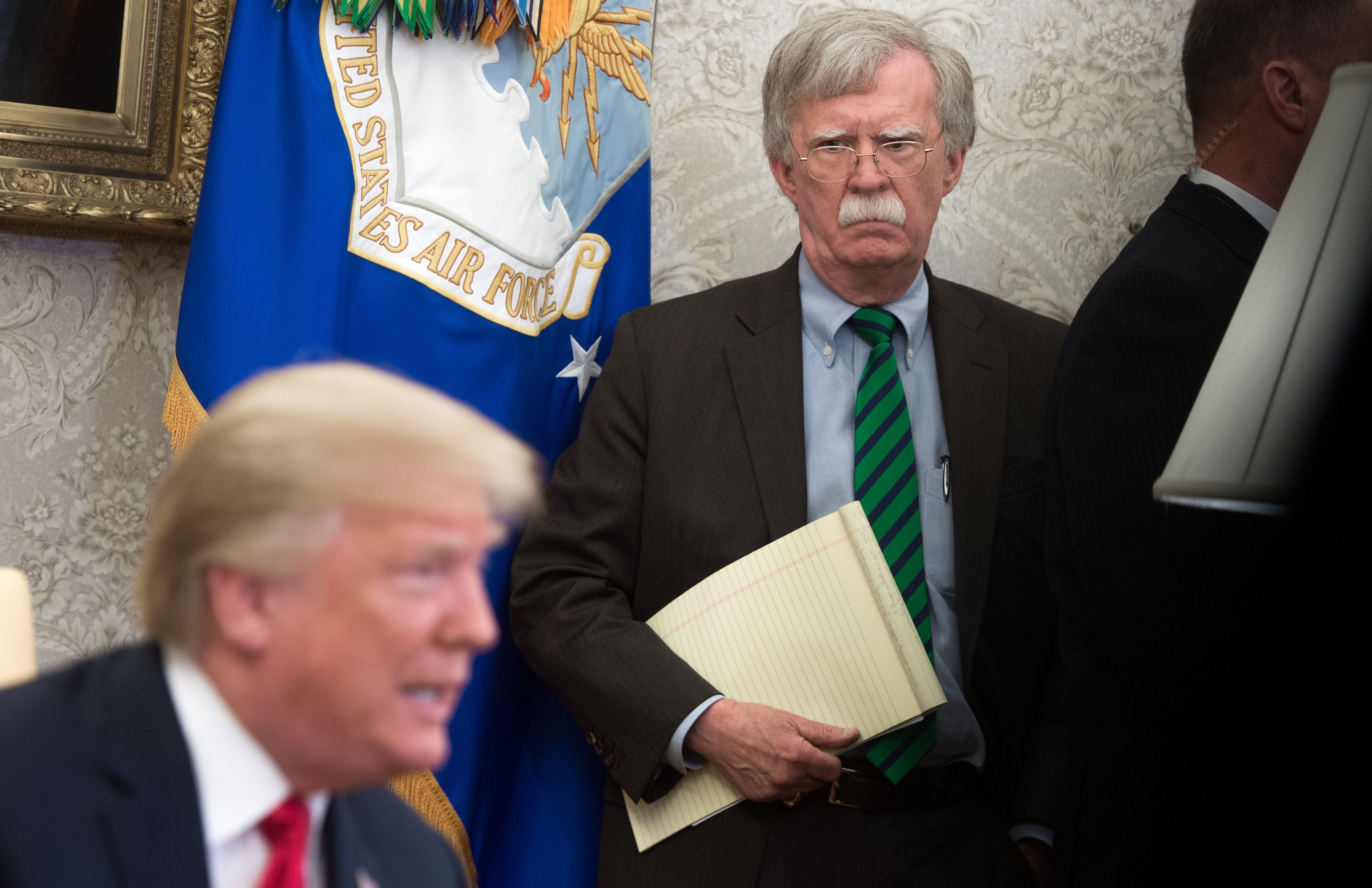 Bolton was expected to plead guilty to one count of retaining classified information