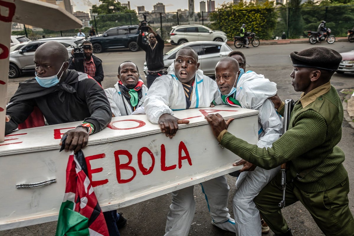 Kenya’s president defends US Ebola facility after protest deaths