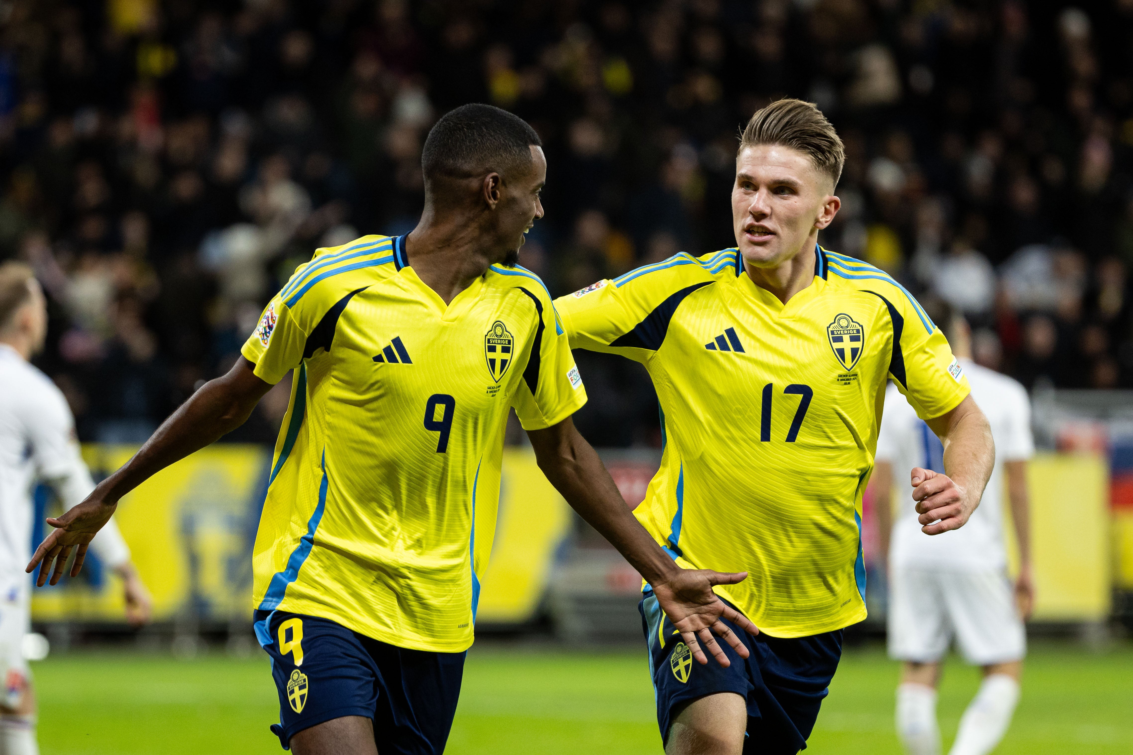 Alexander Isak and Viktor Gyokeres will be paired together in North America