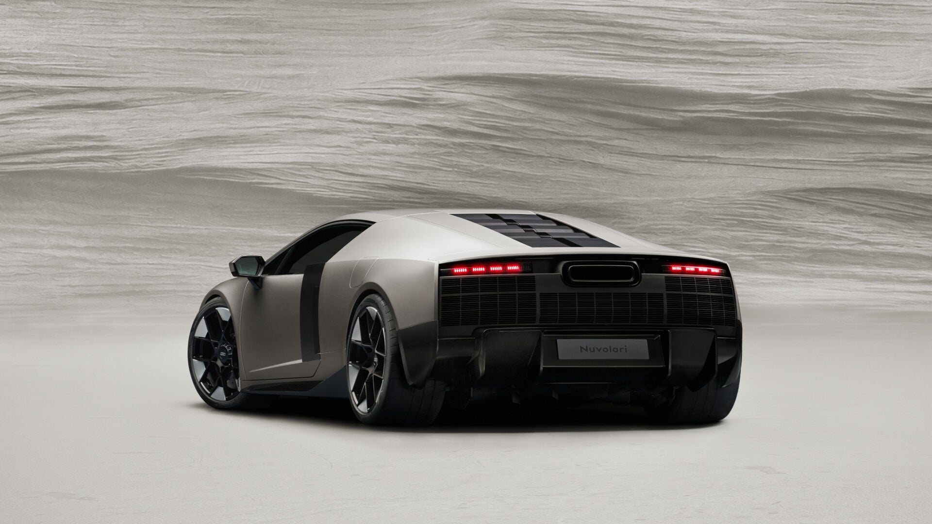 The Audi Nuvolari is a mid-engined hybrid supercar offering 987bhp