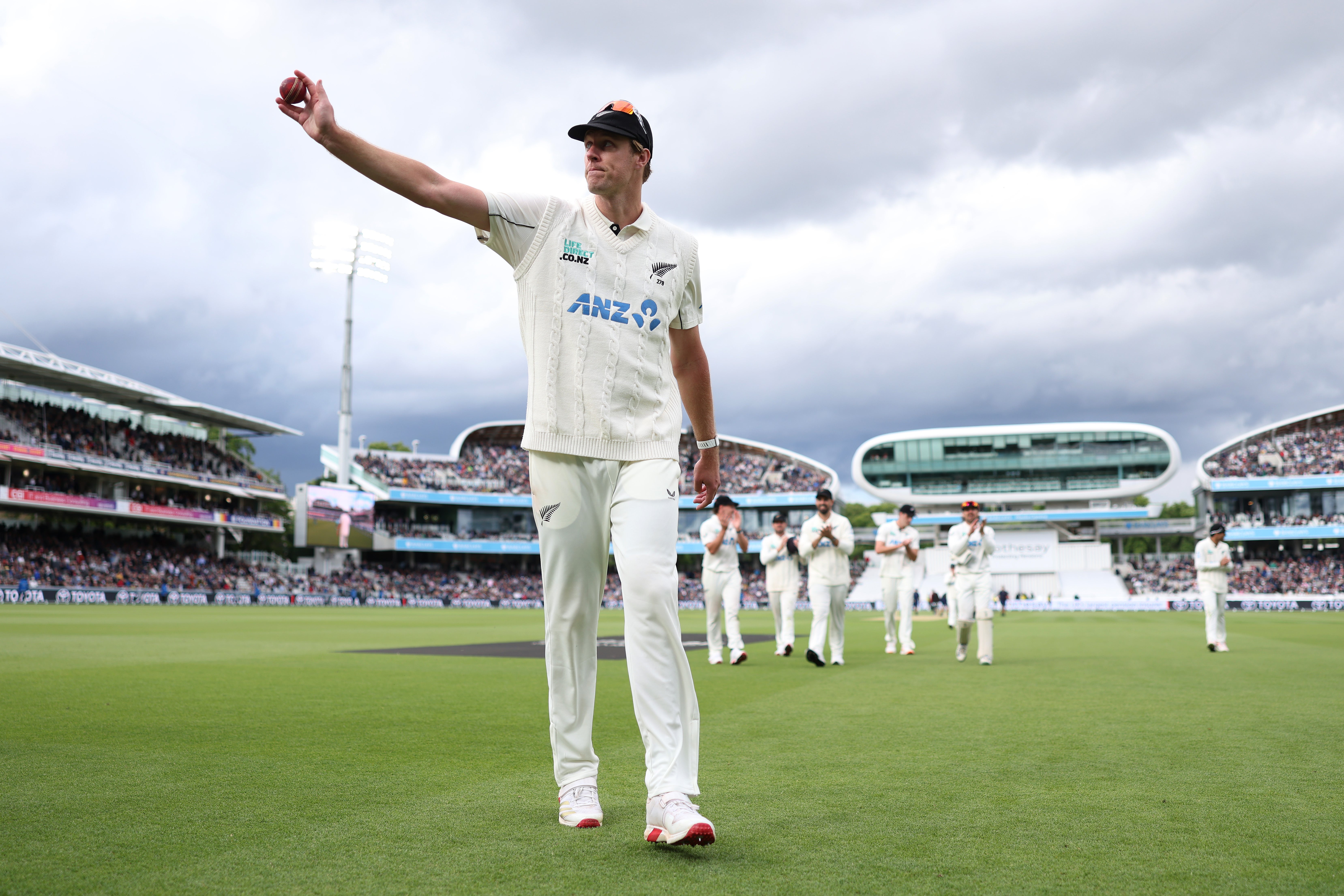 Kyle Jamieson finished with five wickets for New Zealand (Getty)