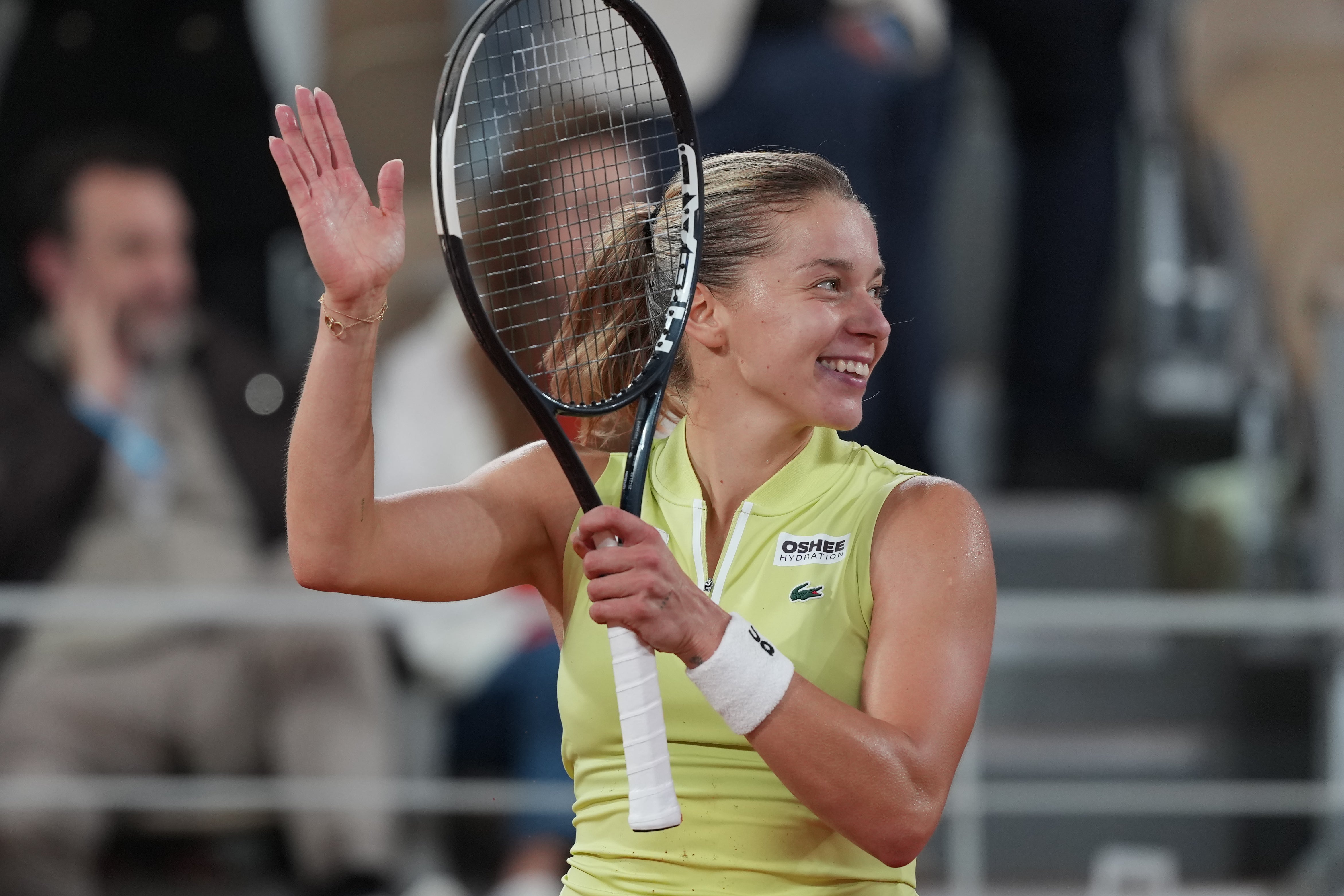 Chwalinska has only dropped one set on her stunning run