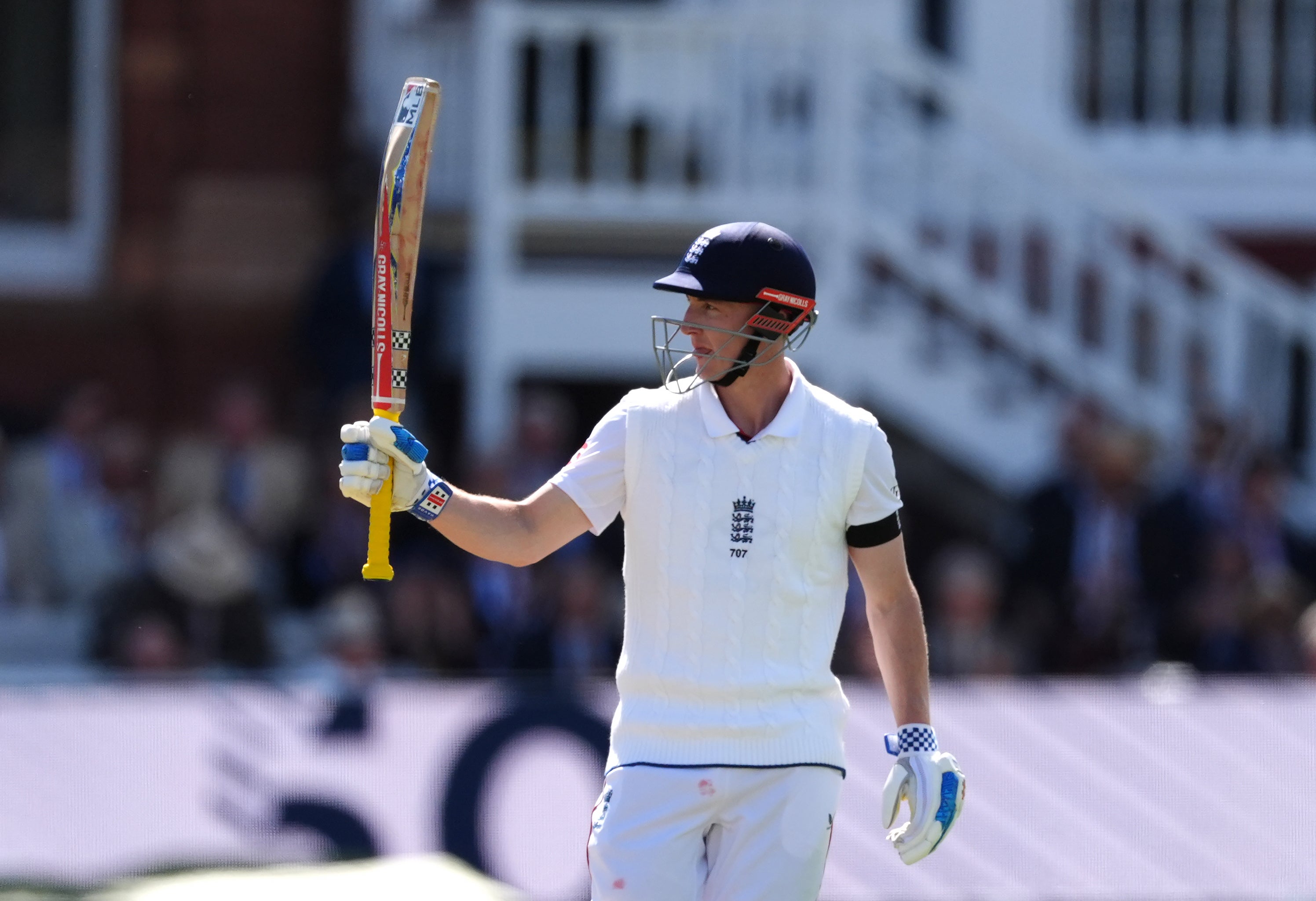 Harry Brook hit a brilliant half-century on day one (Ben Whitley/PA)